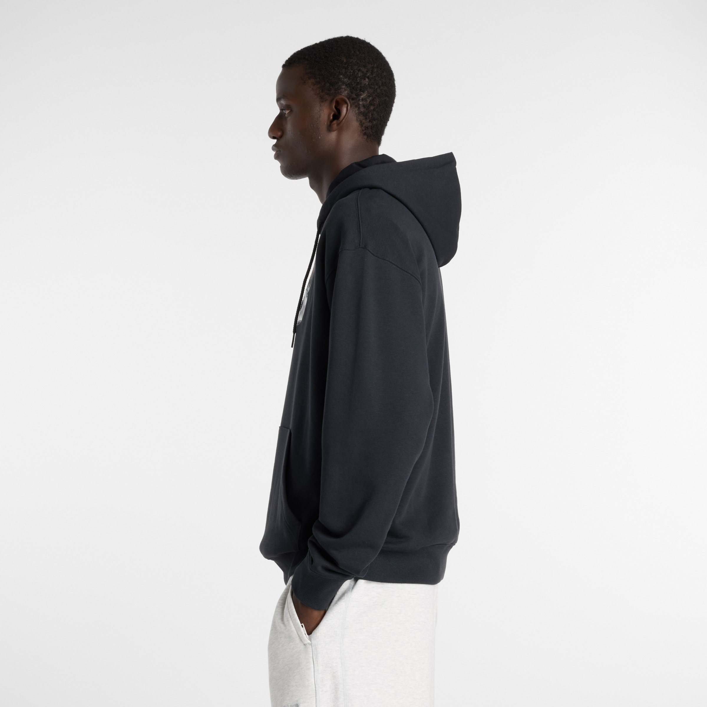 New Balance Kapuzensweatshirt »AAZ Mens Lifestyle Hoodie BIG TEAL«, sportlicher Stil, aus Baumwolle und Polyester, mit Kapuze
