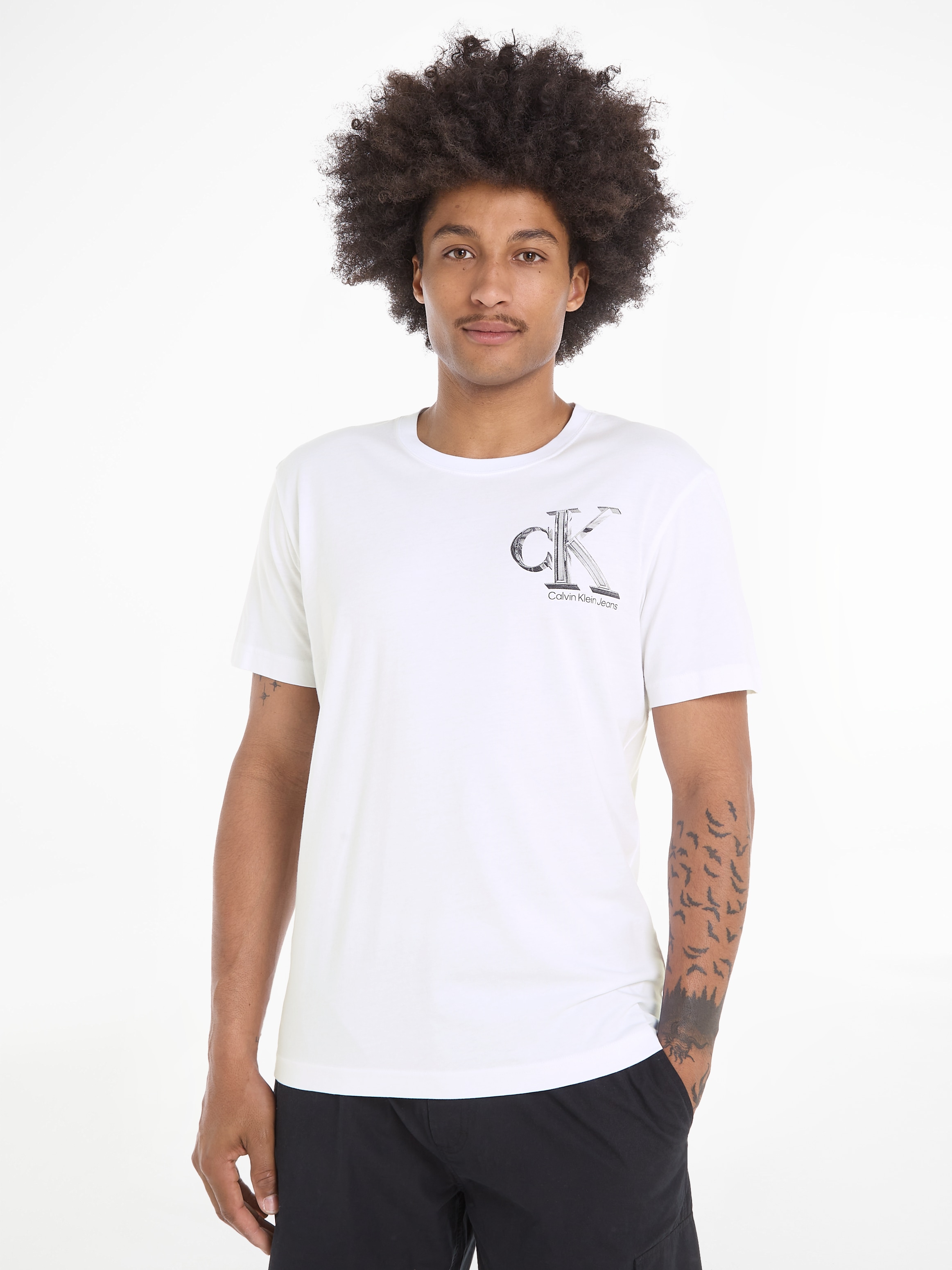 T-Shirt »META MONOGRAM TEE«, mit Logodruck