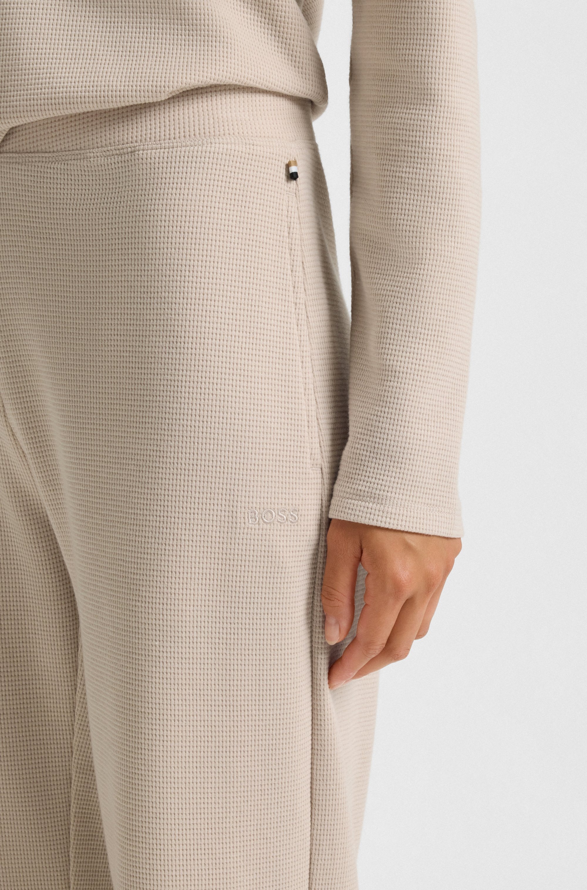 BOSS Homewearhose »Waffle«, mit Struktur
