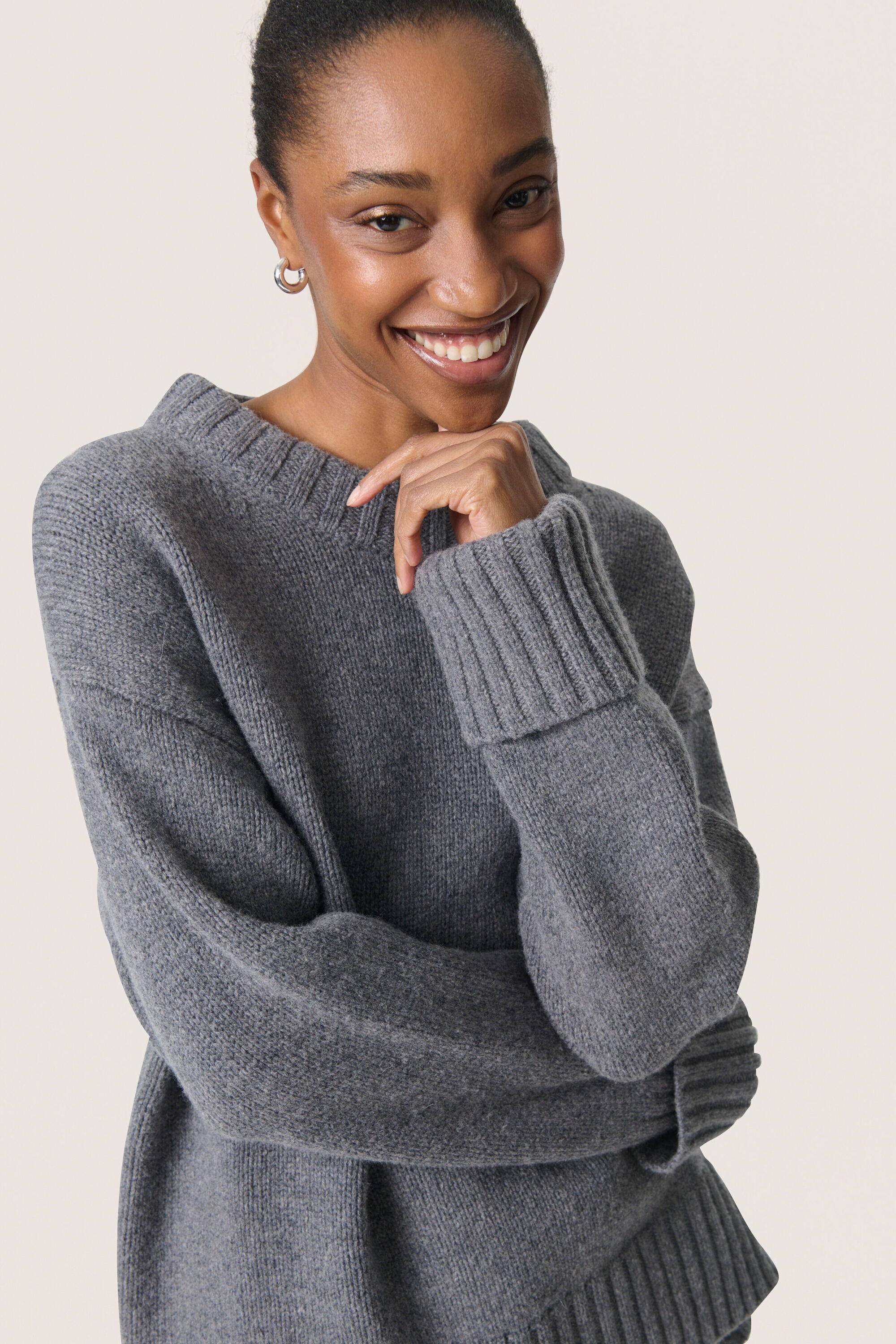 SOAKED IN LUXURY Strickpullover »Damen Strickpullover SLMoline«