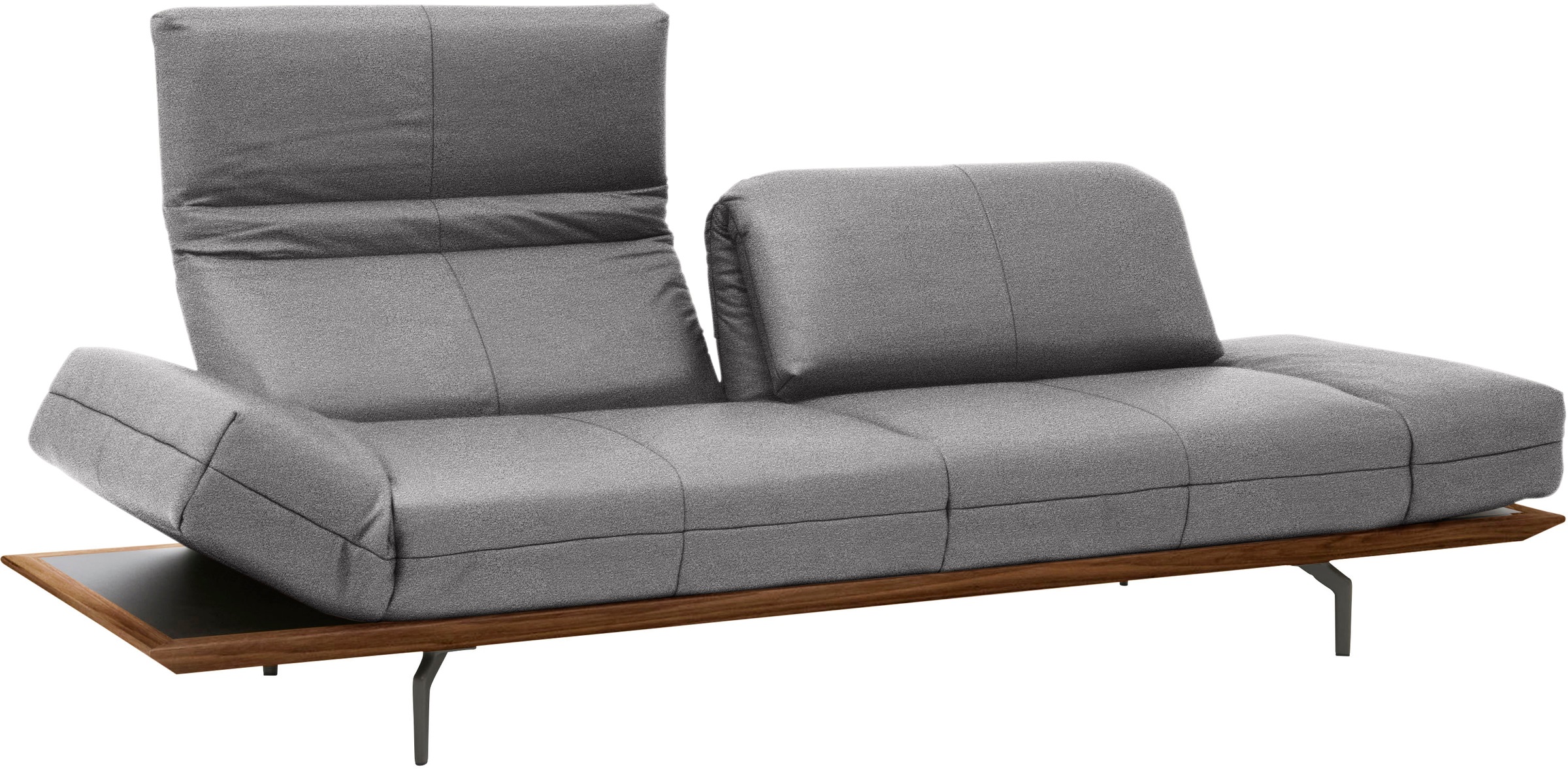 Creation BY ROLF BENZ 4-Sitzer »CR.420, Designsofa, Loungesofa« in 2 Qualitäten, Holzrahmen in Eiche Natur oder Nußbaum, Breite 252 cm