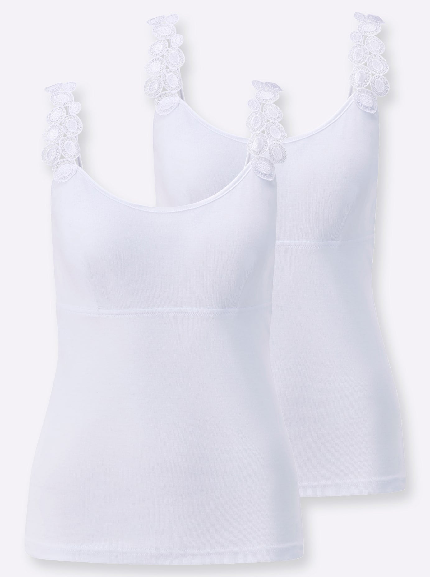 wäschepur BH-Hemd 2-Stück-Packung, 2 tlg.