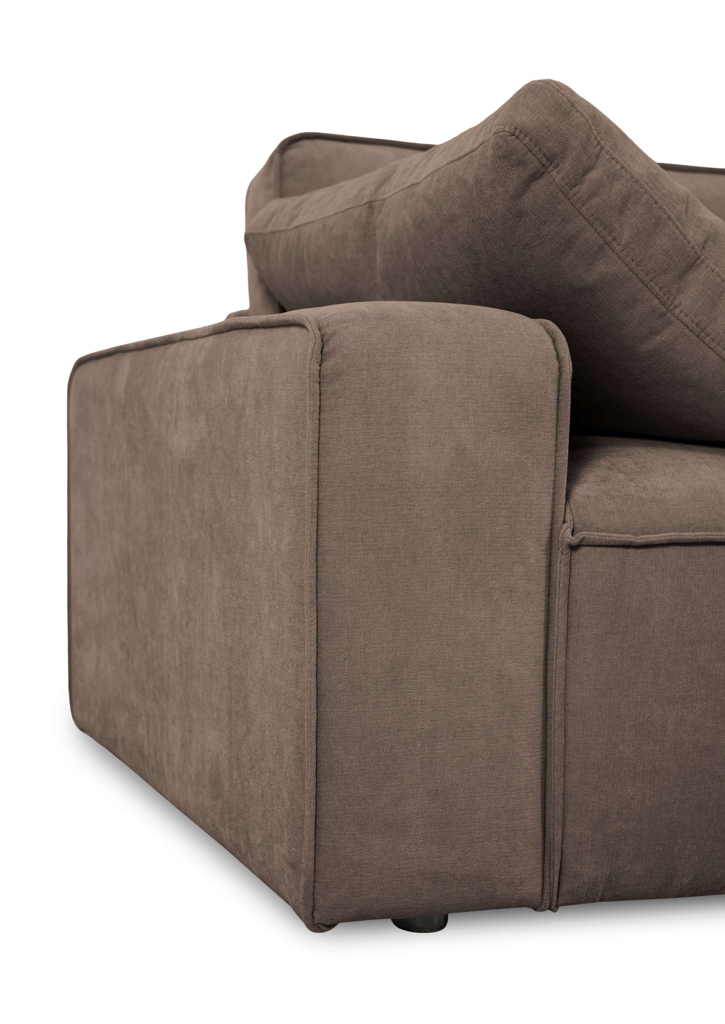 OTTO home 3-Sitzer »Mittell, Chenille« Breite 245 cm, bodentief, extra Kissen inkl., tiefe Sitzfläche