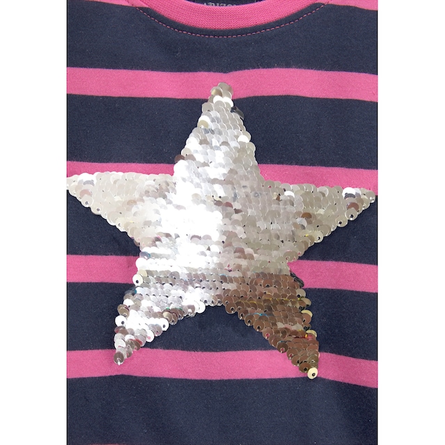KIDSWORLD Paillettenshirt »Stern«, mit appliziertem Stern aus  Wendepailletten im OTTO Online Shop