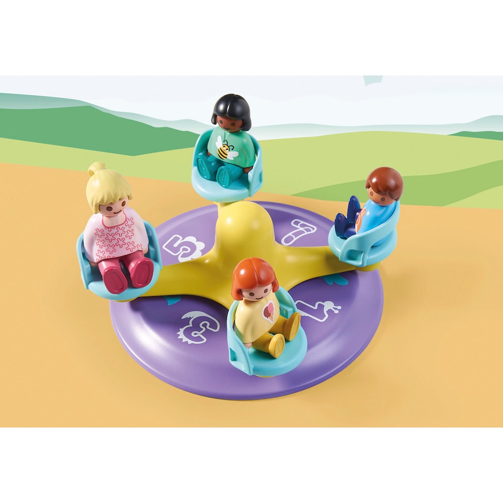 Playmobil® Konstruktions-Spielset »Zahlenkarussell (71324), Playmobil 1-2-3«, (5 St.), Made in Europe