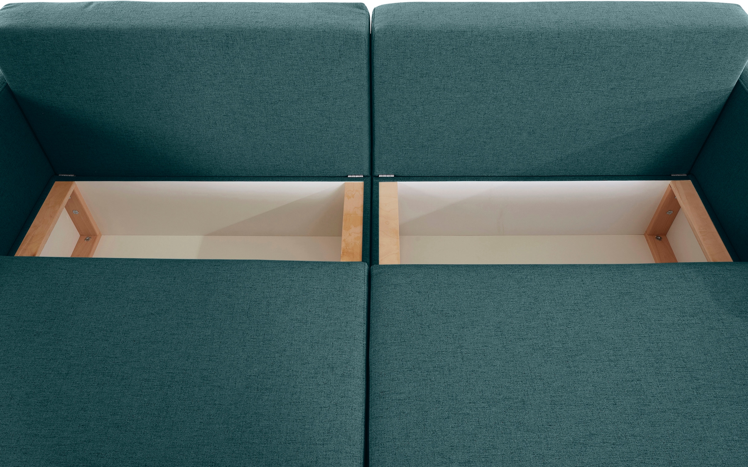 INOSIGN 2-Sitzer »Marva 2tlg.« beide Elemente ausziehbar für Bettfunktion, mit Bettkasten
