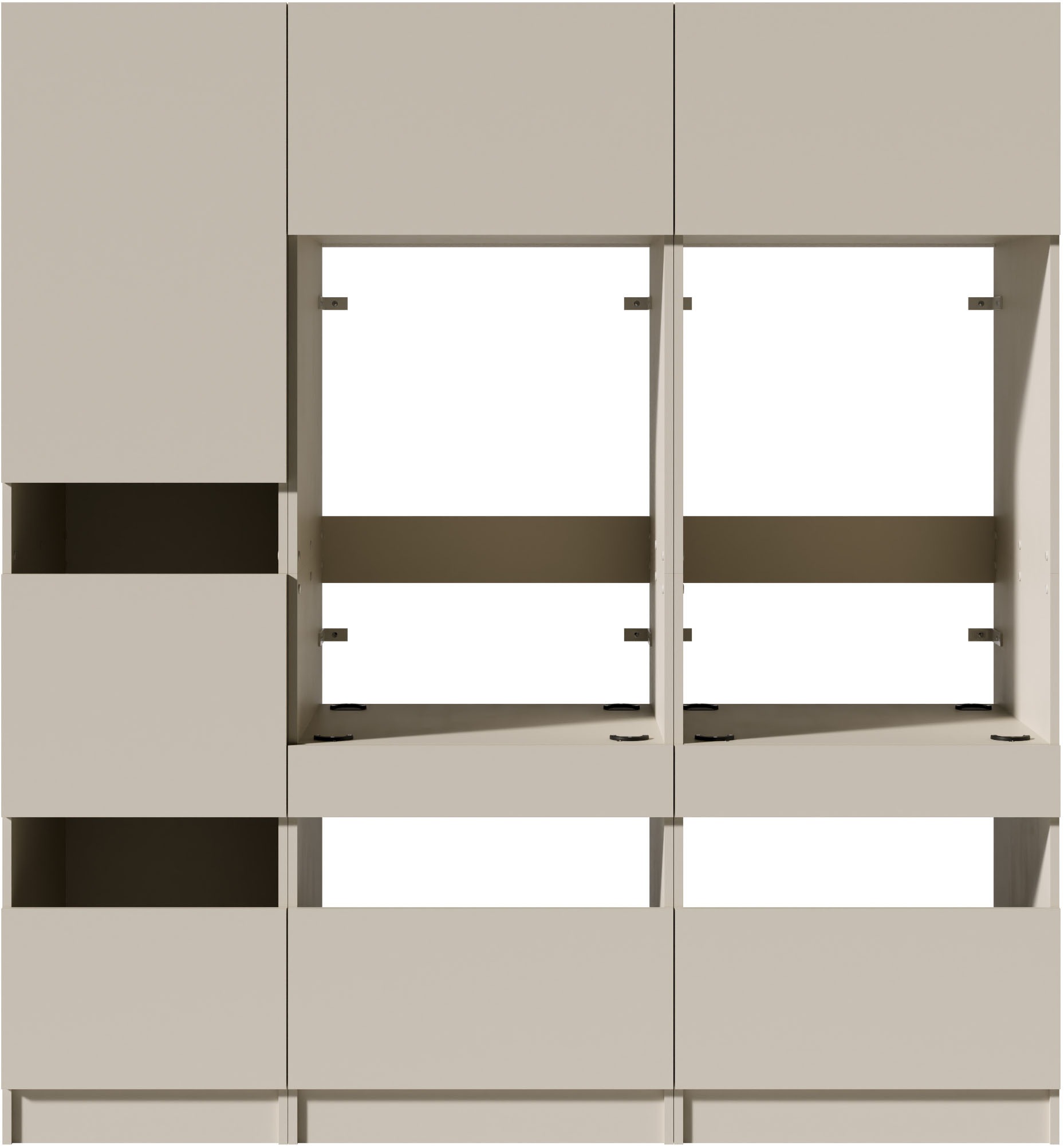 BASIC by Balculina Mehrzweckschrank-Set »Washhome B/T/H 186x68x200 cm« 3 Stk. tlg.