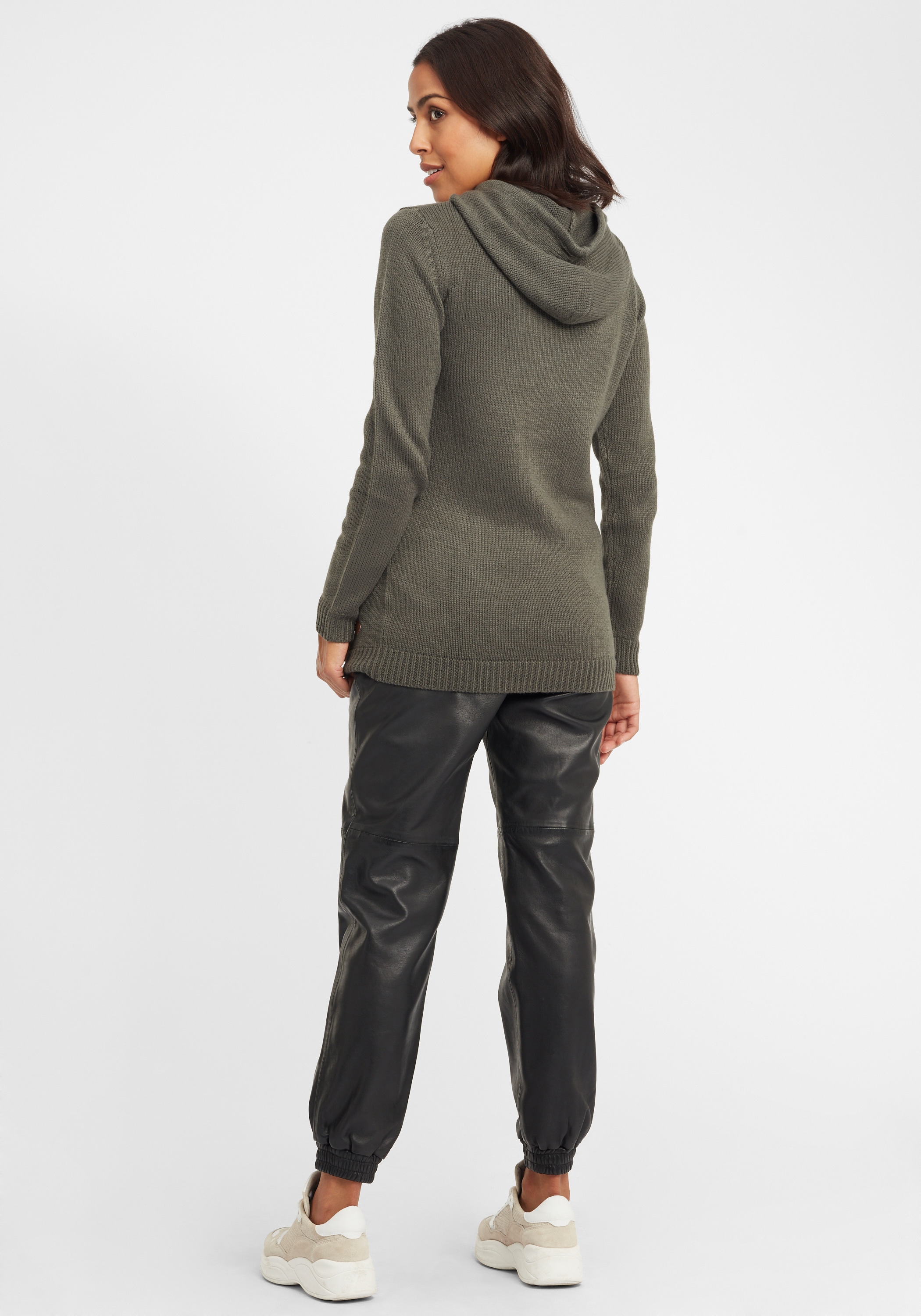OXMO Strickjacke »Strickpullover OXCable«