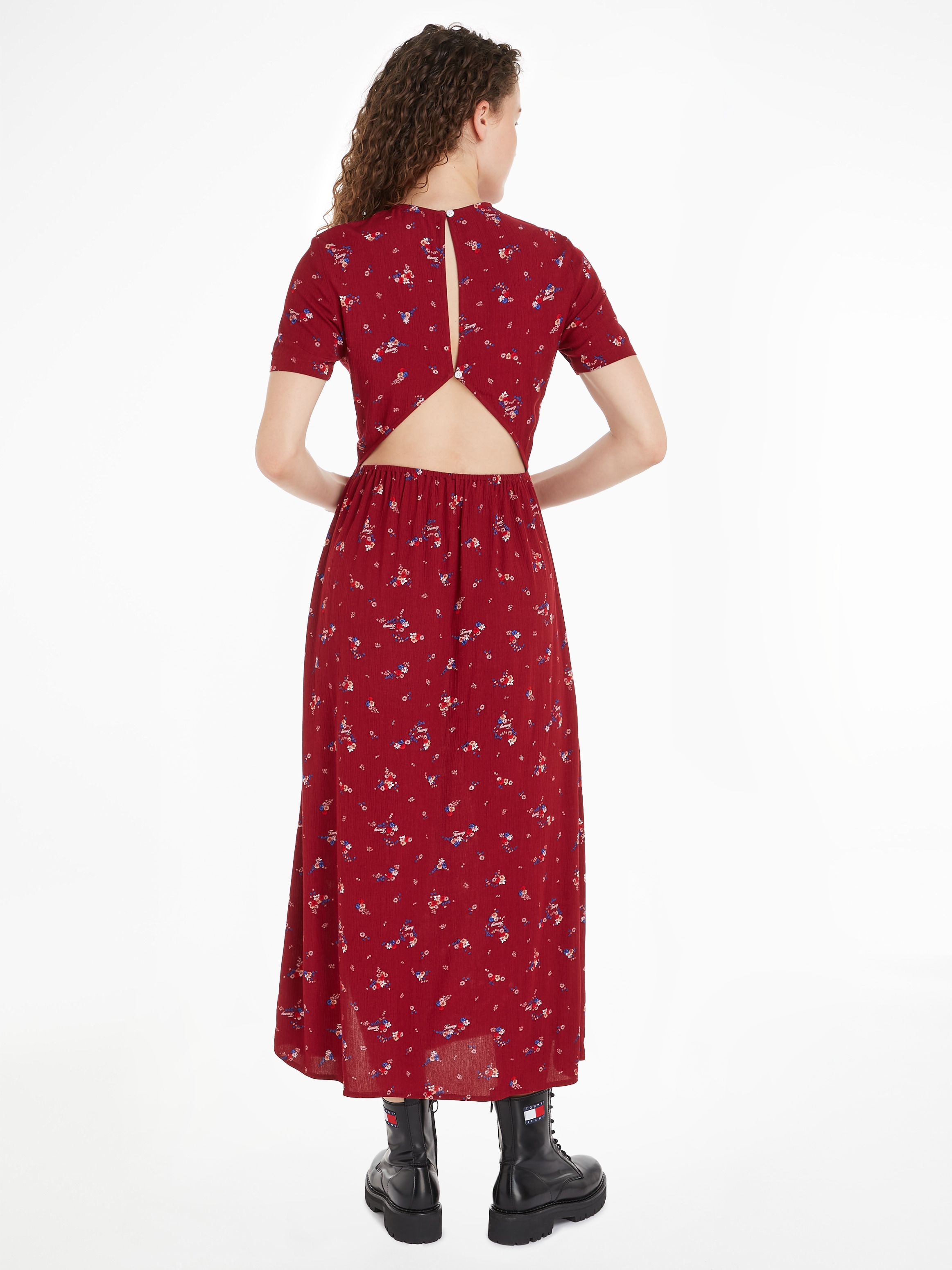 Tommy Jeans Blusenkleid »TJW FLORAL MIDI DRESS«, mit Blumenprint