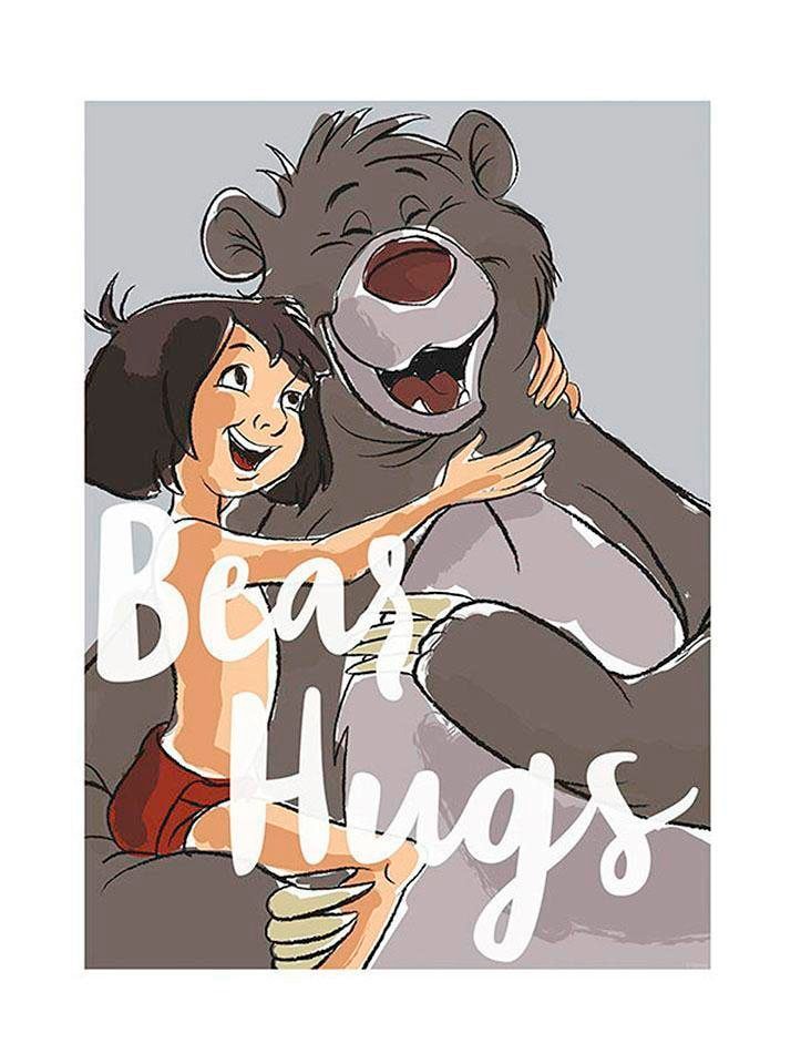 OTTO Schlafzimmer, »Bear Poster Wohnzimmer Kinderzimmer, Hug«, bei Komar Disney,