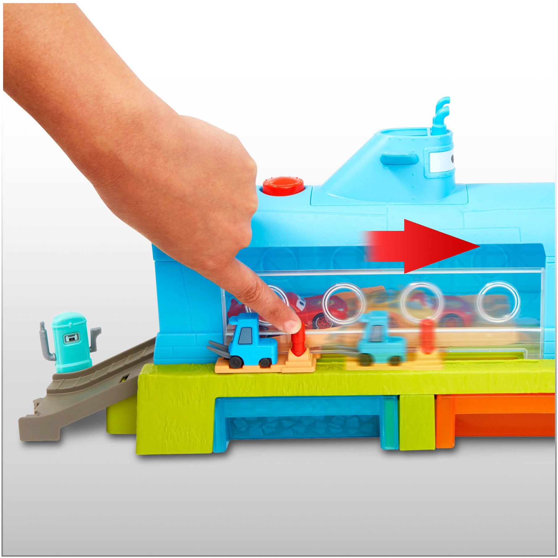 Mattel® Spiel-Gebäude »Disney Pixar Cars Color Change U-Boot-Autowaschspielset«