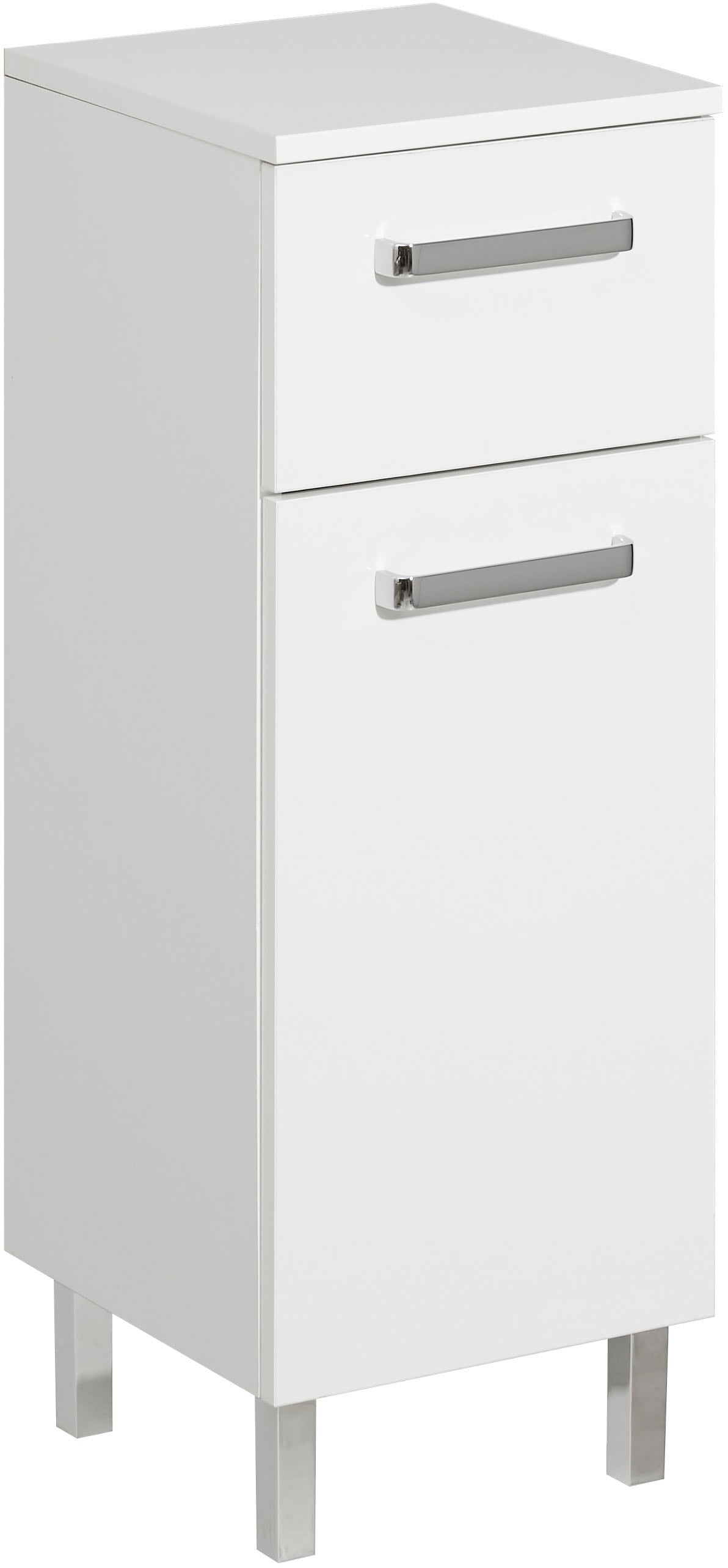 Saphir Badmöbel-Set »Quickset 312 5-teilig, Keramik-Waschtisch und LED-Spiegelschrank« Set, 5 Stk. tlg.