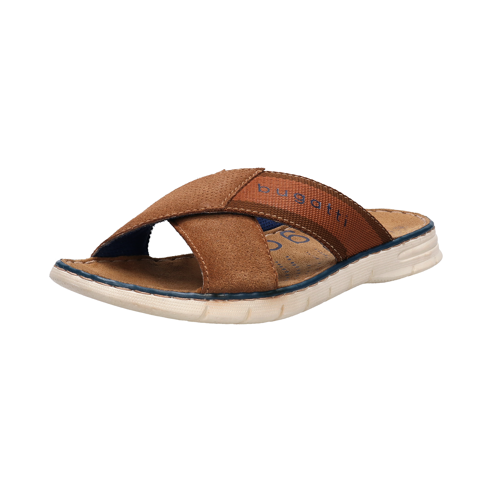bugatti Pantolette  Sommerschuh, Hausschuh, Strandschuh mit Kreuz-Steg
