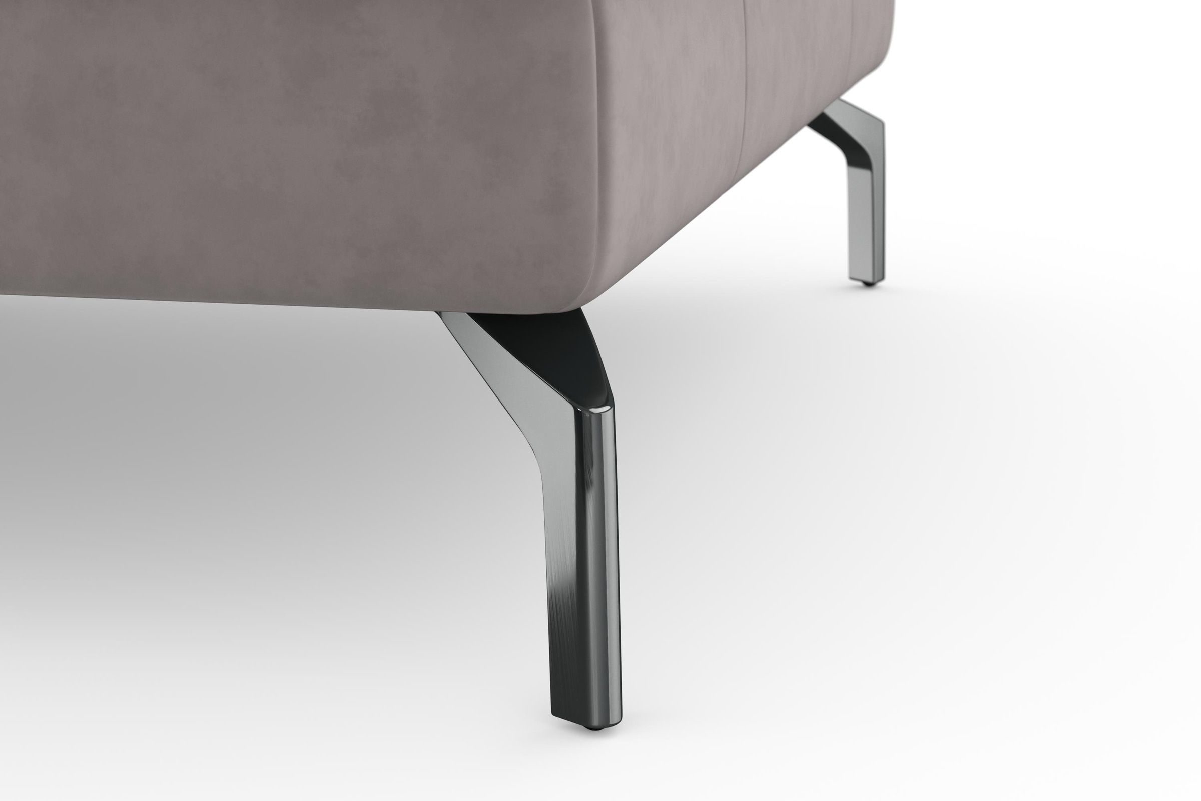 sit&more Wohnlandschaft »Bendigo U-Form«, inklusive Sitztiefenverstellung, Bodenfreiheit 15 cm, in 2 Fußfarben