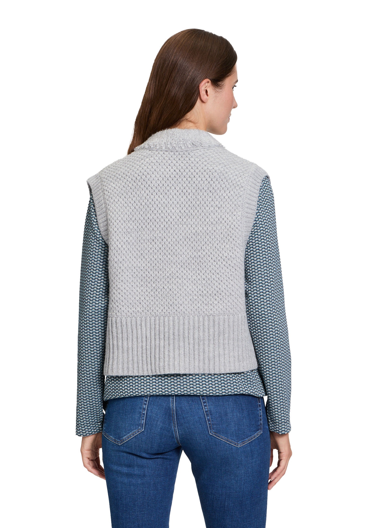 Betty&Co Strickjacke »Strickweste ohne Arm«
