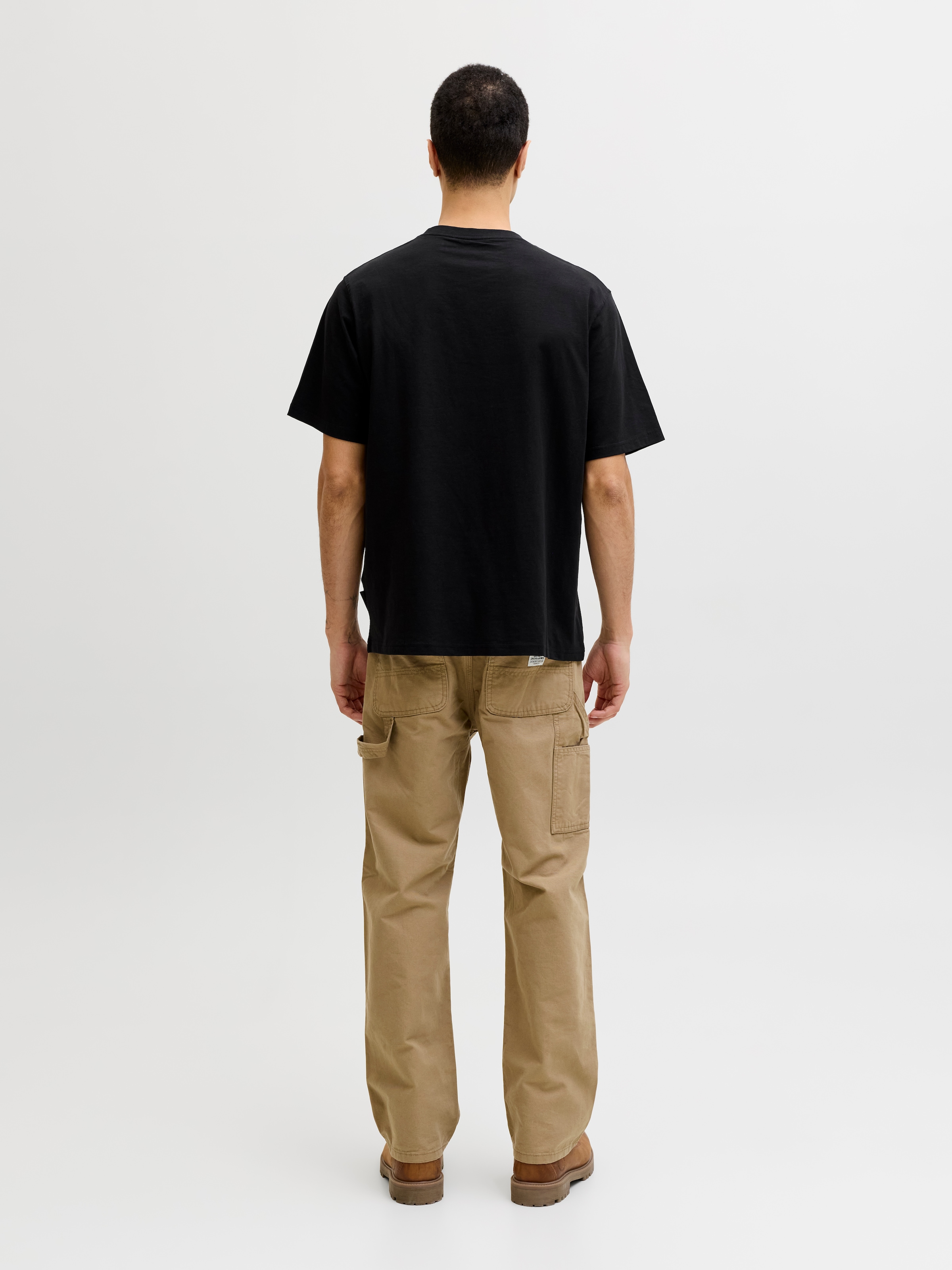 Jack & Jones Kurzarmshirt »JJEDOVER SLUB TEE SS NOOS« Baumwollmischung, relaxed fit