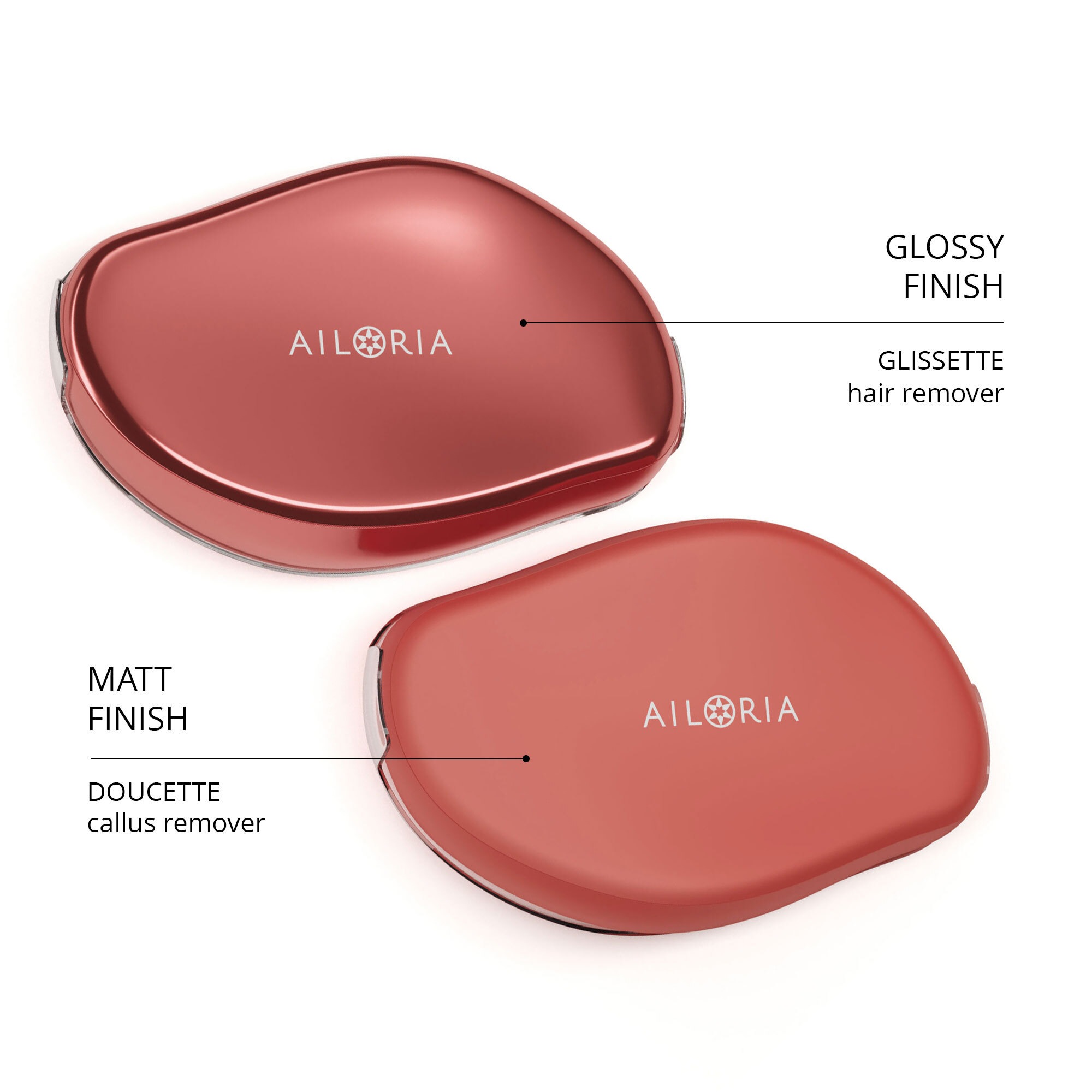 AILORIA Hornhautfeile »Haar- & Hornhautentferner Glide & Glow Collection«