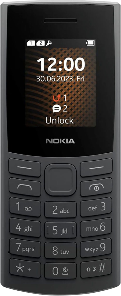 Nokia Handy »105 4G Edition 2023 Mobiltelefon«, Charcoal, 4,57 cm/1,8 Zoll