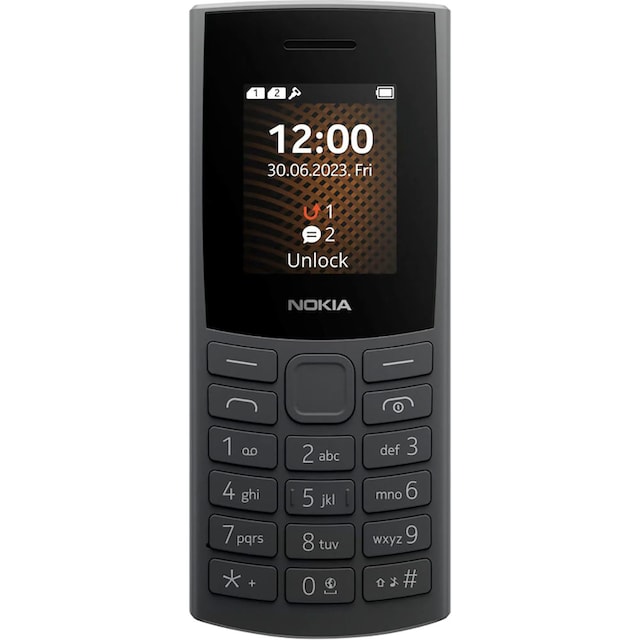 Nokia Handy »105 4G Edition 2023 Mobiltelefon«, Charcoal, 4,57 cm/1,8 Zoll  jetzt bestellen bei OTTO