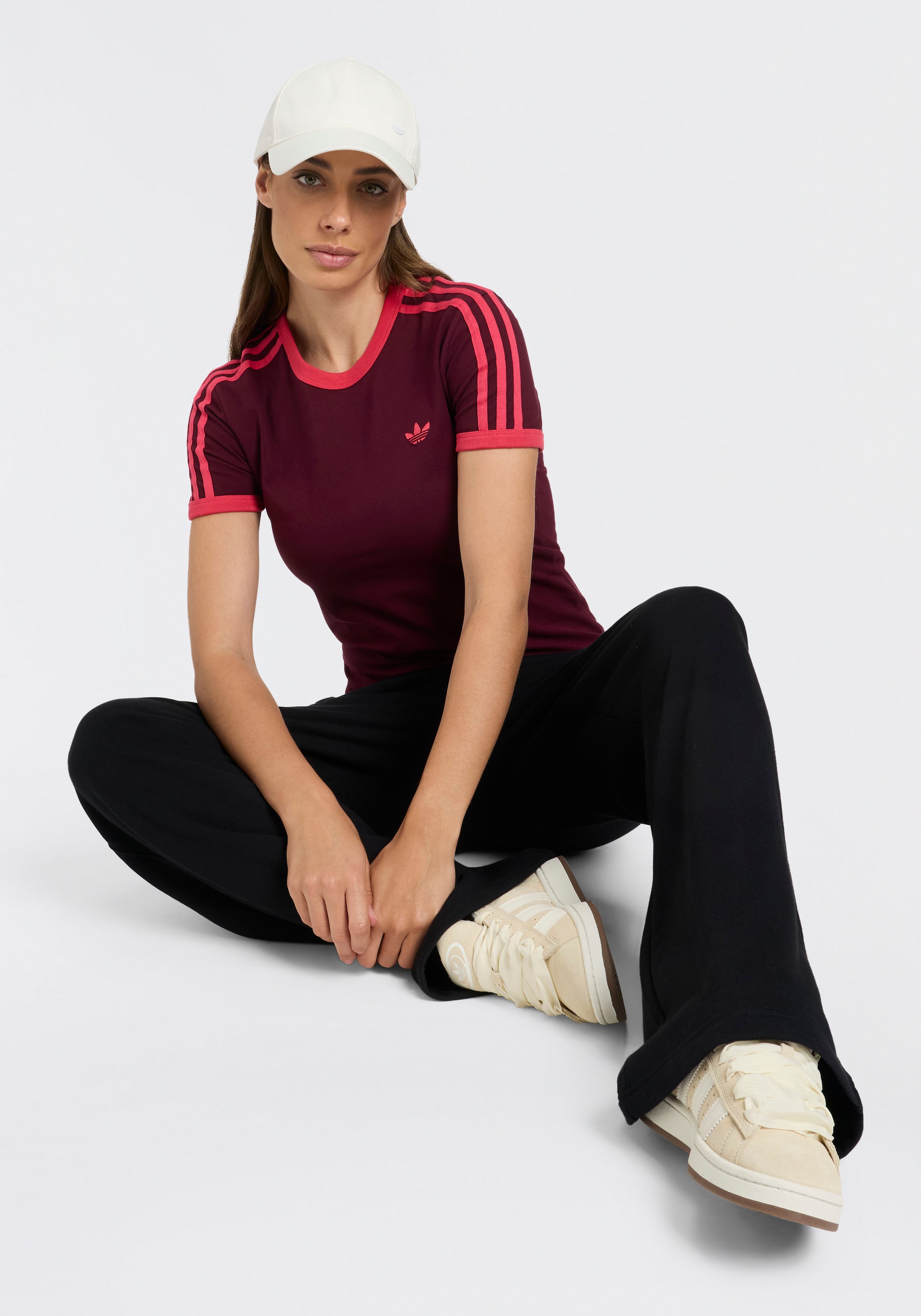 adidas Originals Sporthose »ESSENTIALS WIDE LEG FRENCH TERRY«