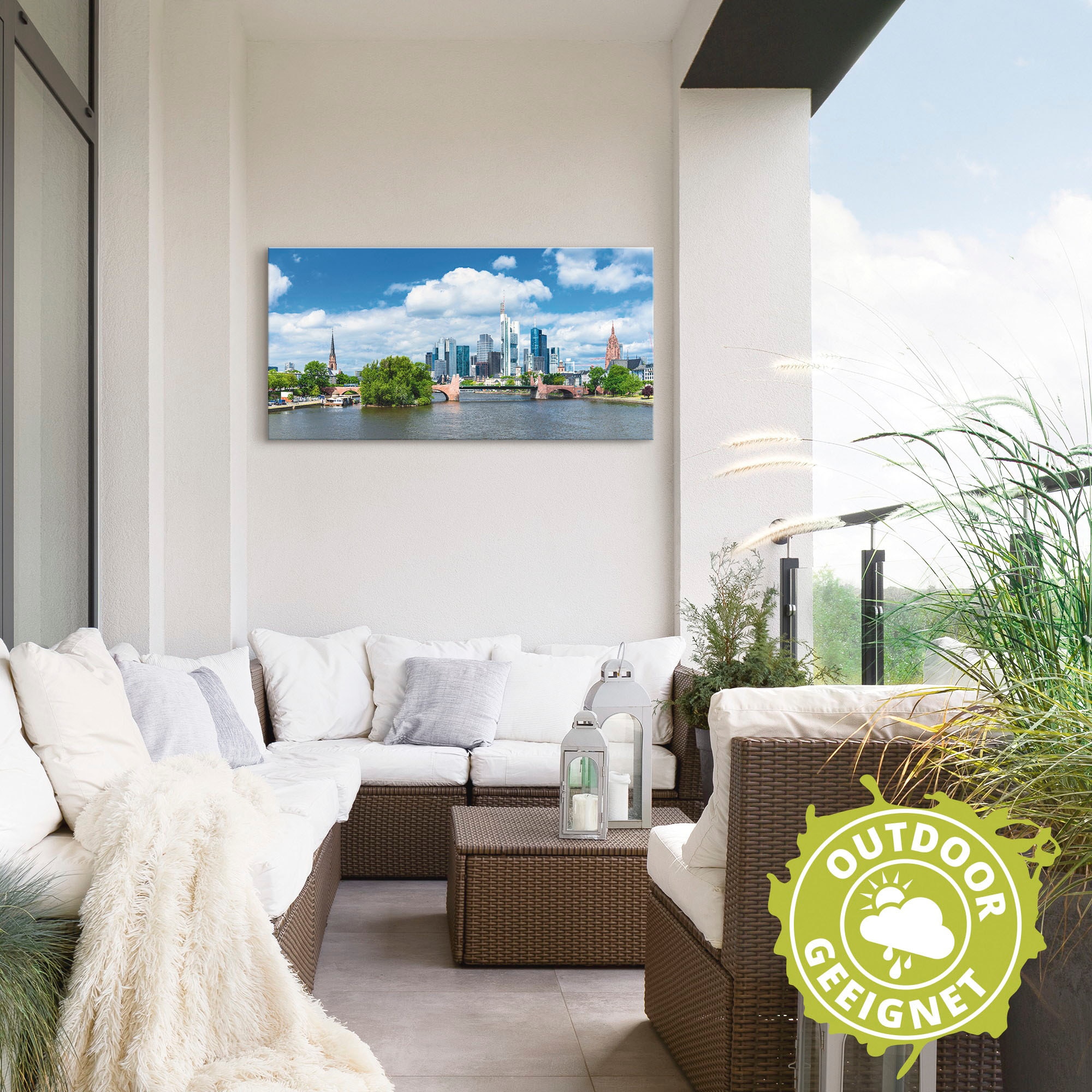 Artland Wandbild »Frankfurt am Main«, Deutschland, (1 St.), als Alubild, Outdoorbild, Leinwandbild, Poster in verschied. Größen