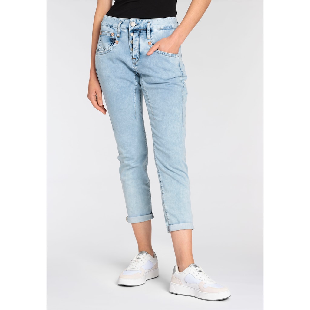 Herrlicher 5-Pocket-Jeans »Shyra Cropped Light Denim«