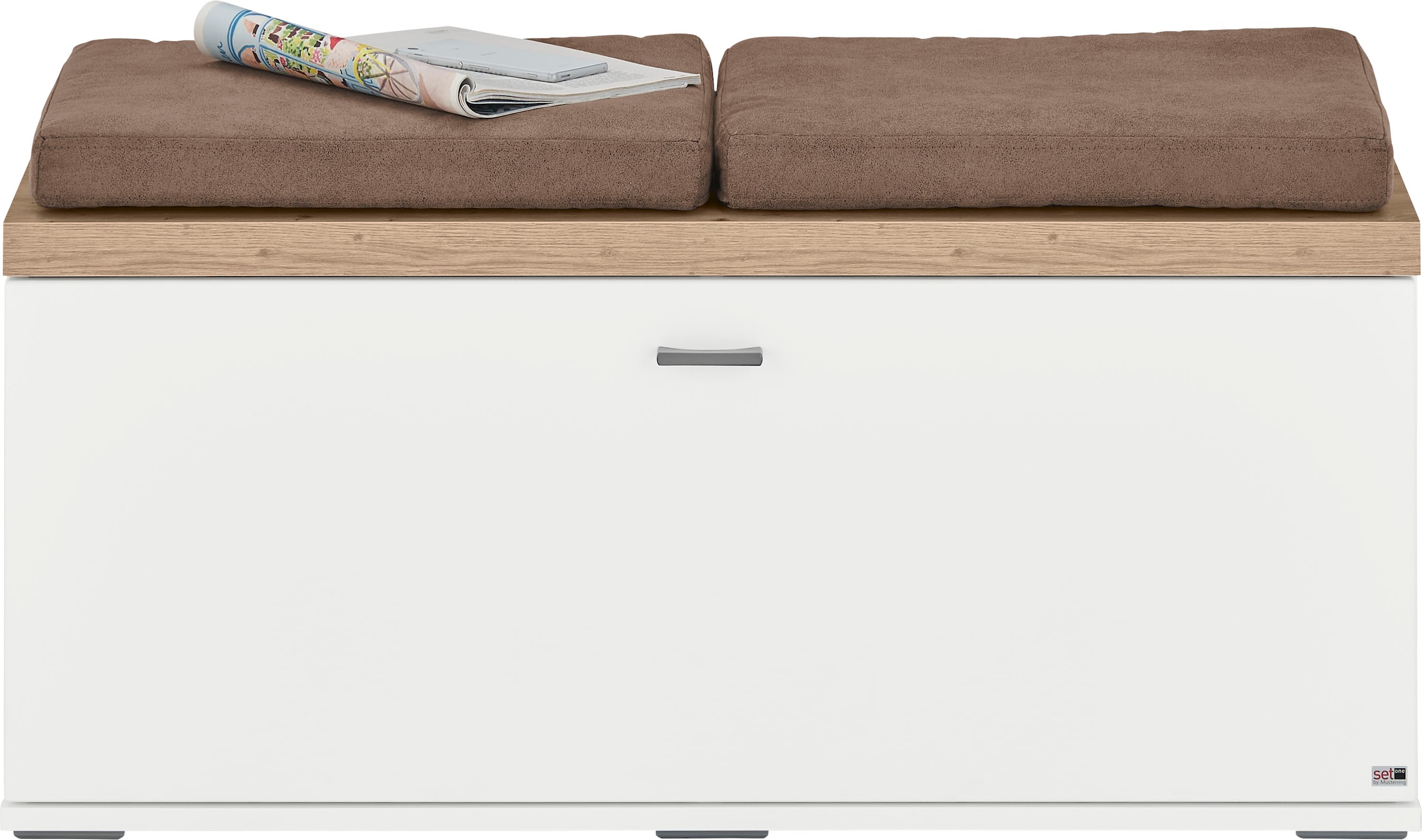 set one by Musterring Sitzbank »Lancaster Dielen«, mit einer Klappe, in zwei Farben erhältlich, B 100 x H 44 cm