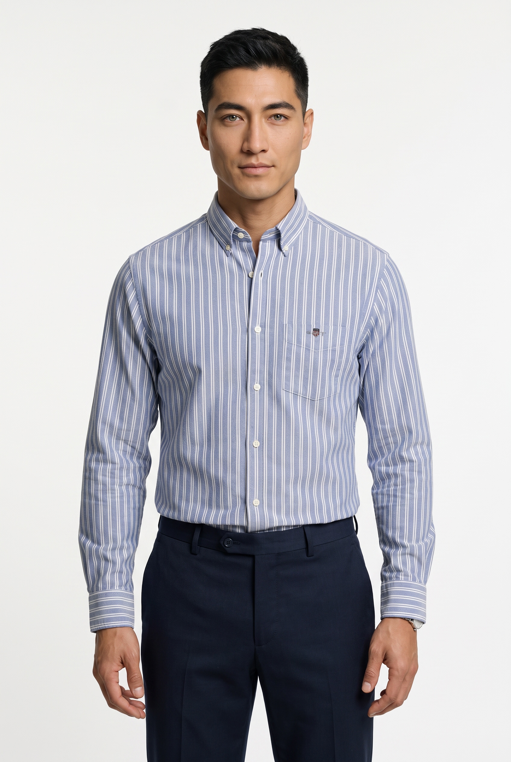 Gant Langarmhemd »REGULAR CLASSIC OXFORD STRIPE SHIRT« Regular fit mit Streifenmuster