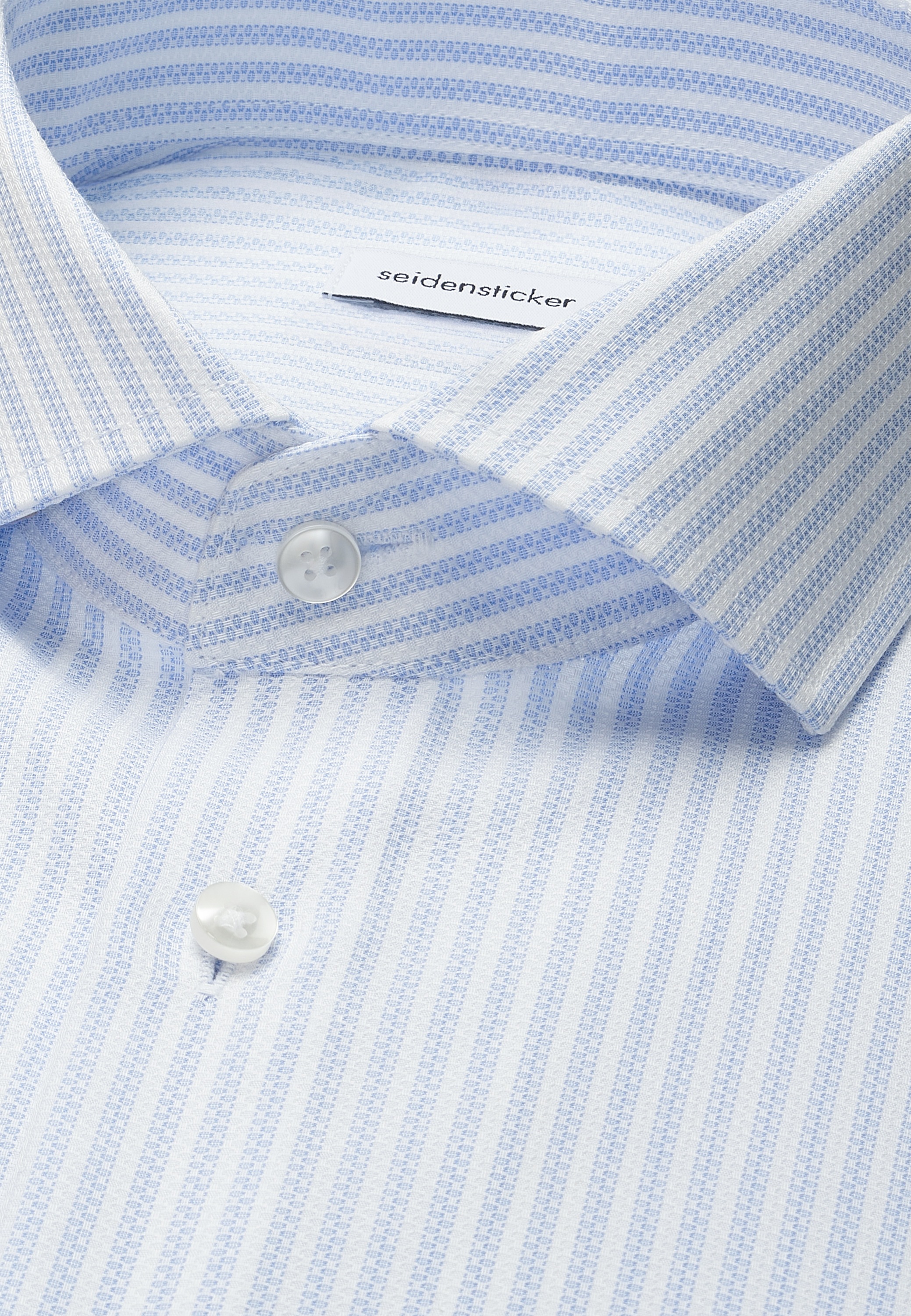 seidensticker Businesshemd »Schwarze Rose« Regular 1/1 Kentkragen Gestreift