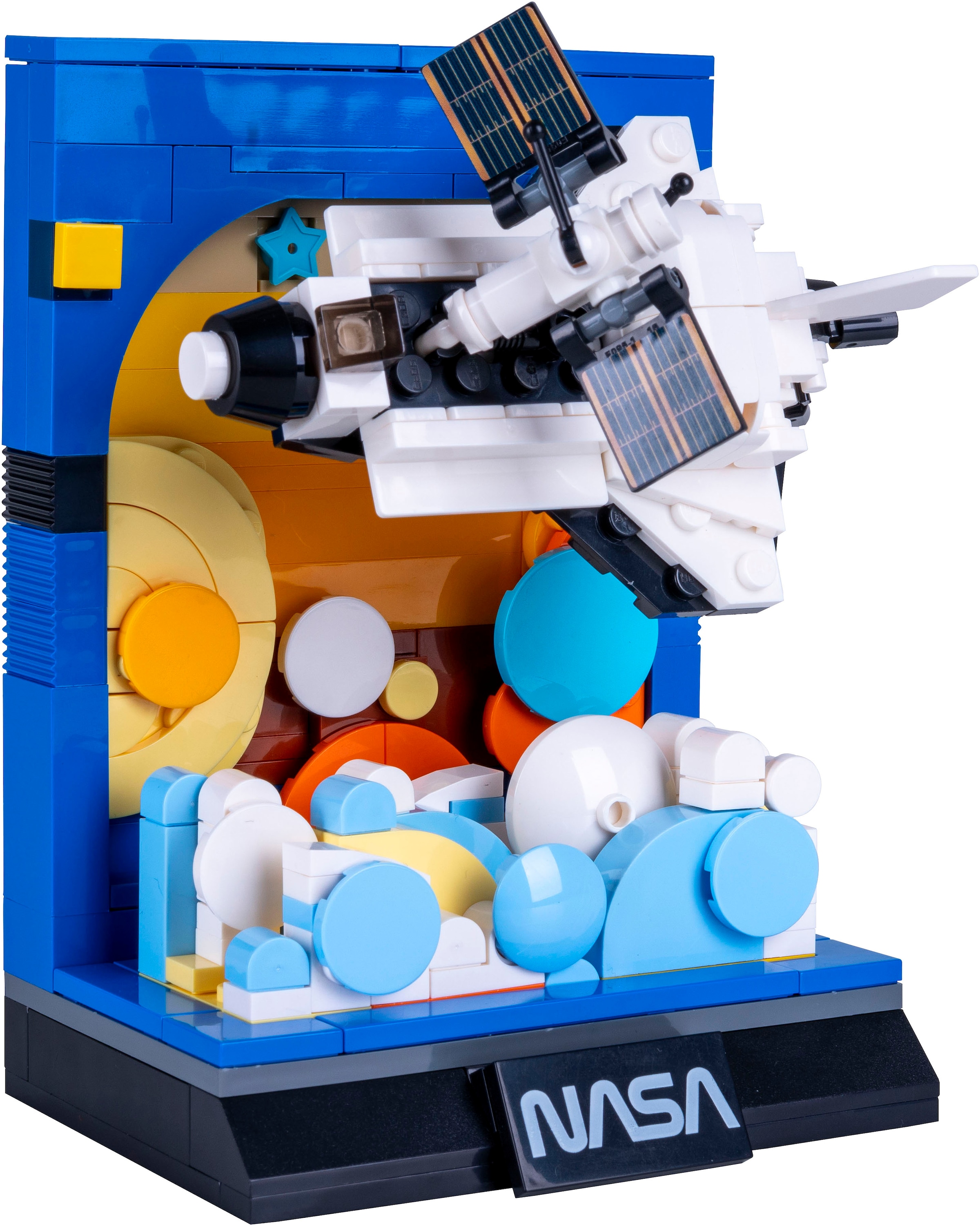 Jamara Konstruktions-Spielset »CaDA, Space Shuttle Discovery Bricks«, (250 St.)