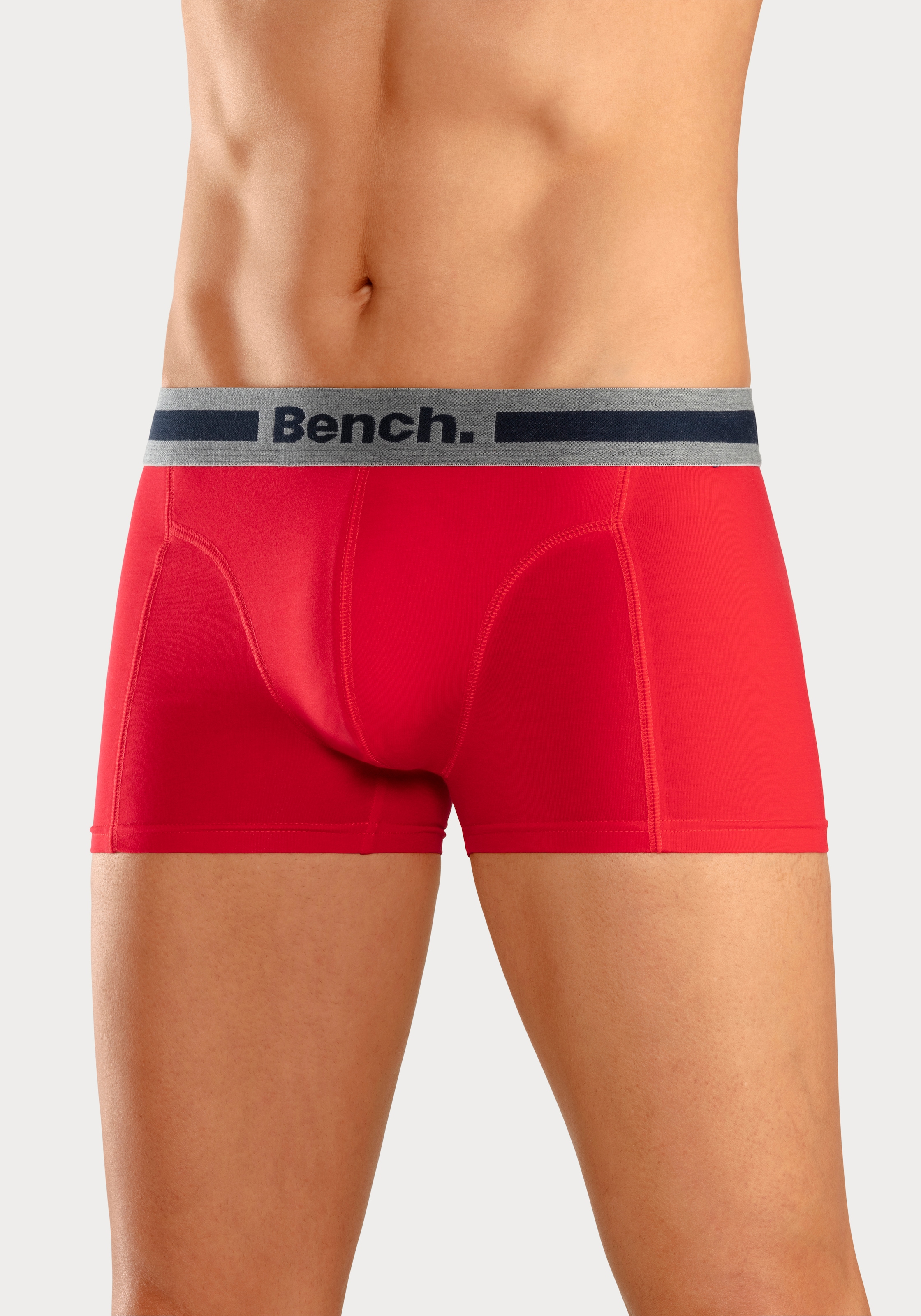 Bench. Boxer »Boxershorts für Herren« Packung, 4 Stk. tlg., Unterhosen mit Overlock-Nähten vorn