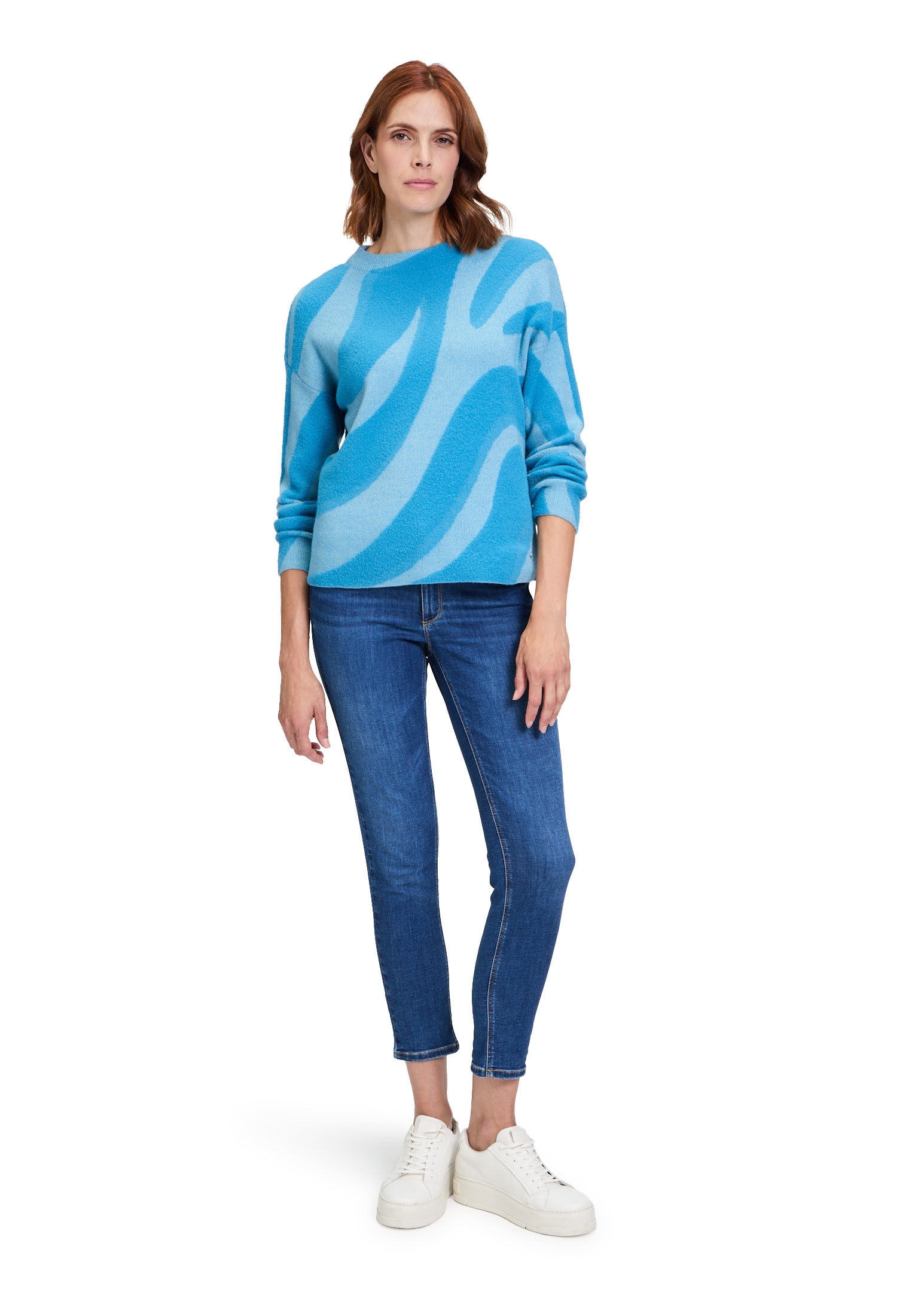 Betty&Co Strickpullover »Strickpullover mit Jacquard«