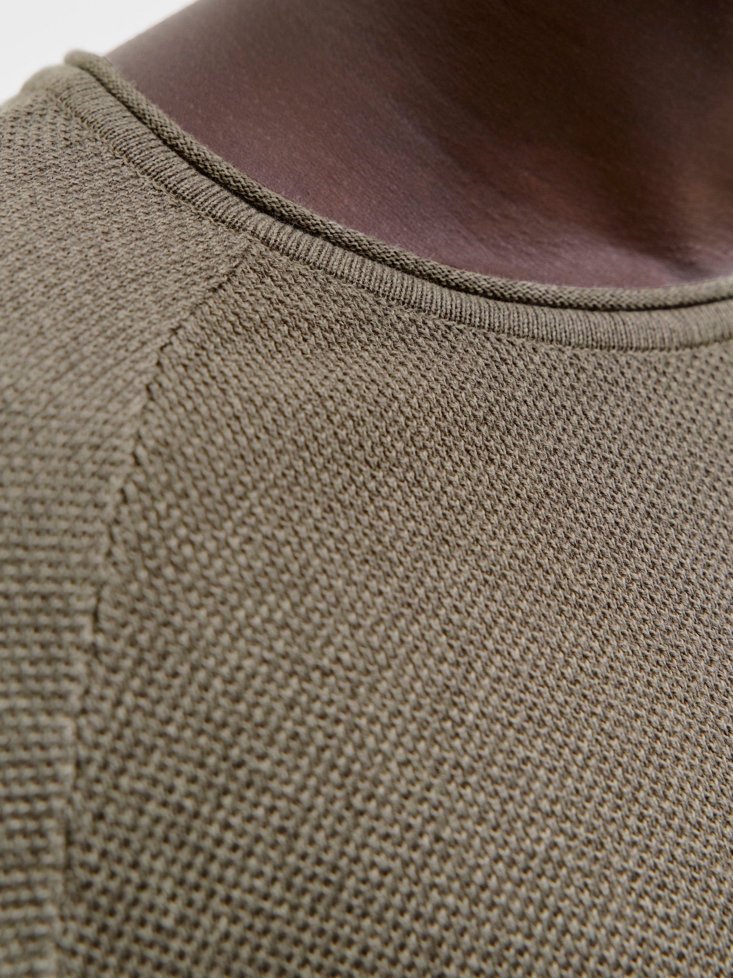 Jack & Jones Rundhalspullover »JJEHILL KNIT CREW NECK NOOS« Baumwolle, regular fit