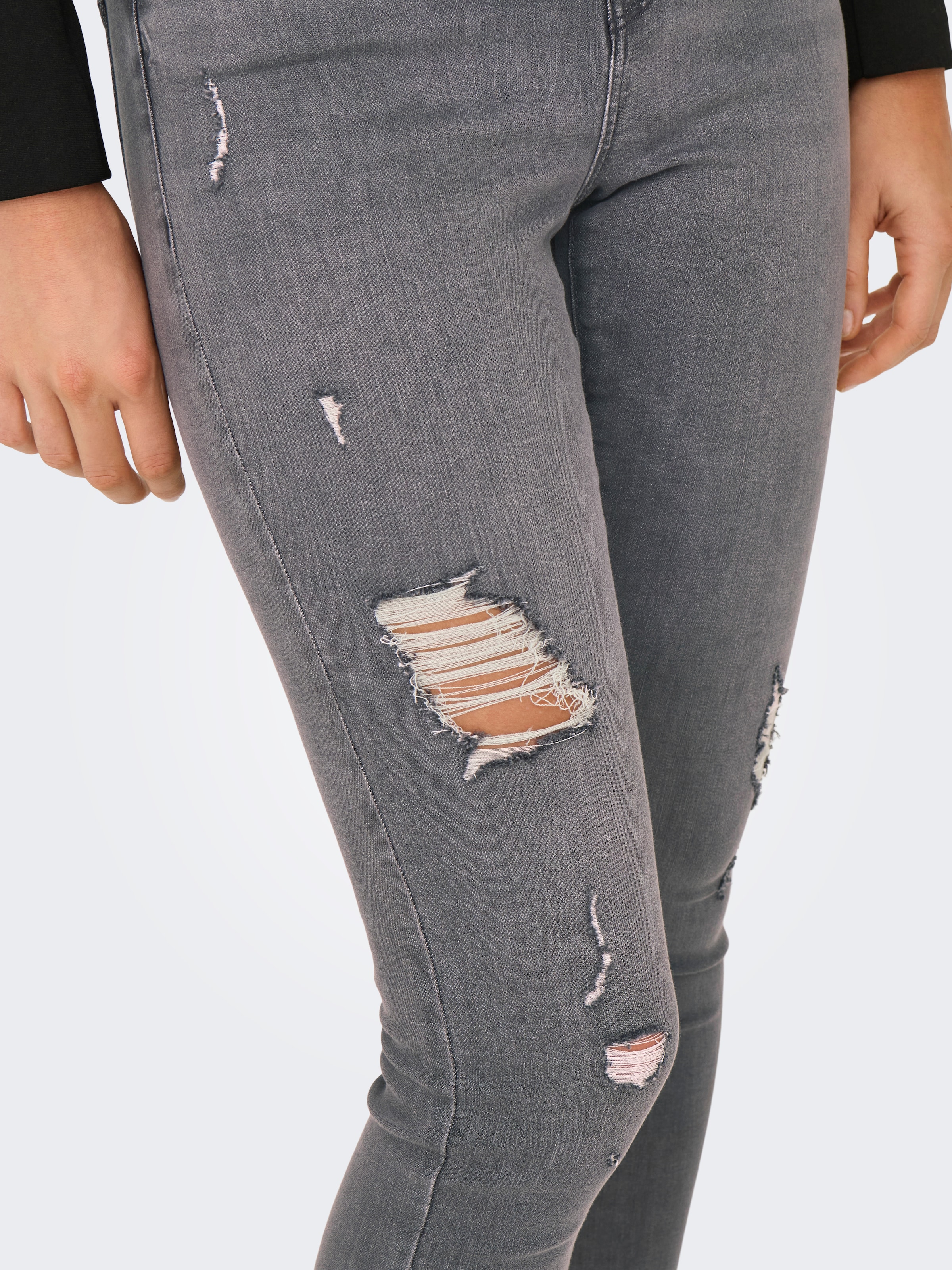 ONLY Skinny-fit-Jeans »ONLWAUW MID WAIST DES SK DNM PIM«