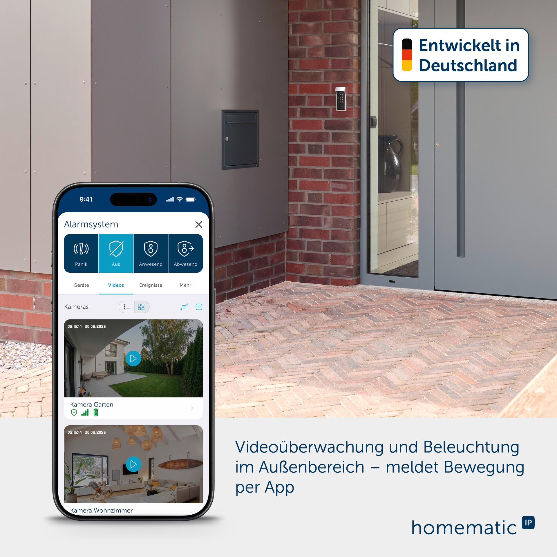 Homematic IP Überwachungskamera »Außenlichtkamera« Außenbereich