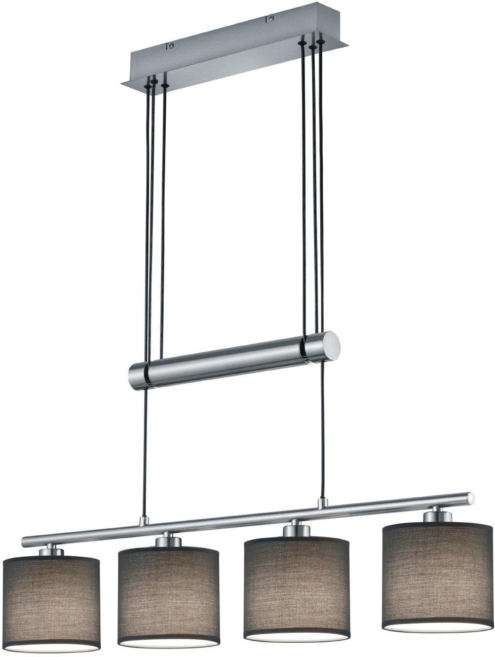 TRIO Leuchten LED Pendelleuchte »GARDA«, E14, LED Hängelampe, LED Hängeleuchte