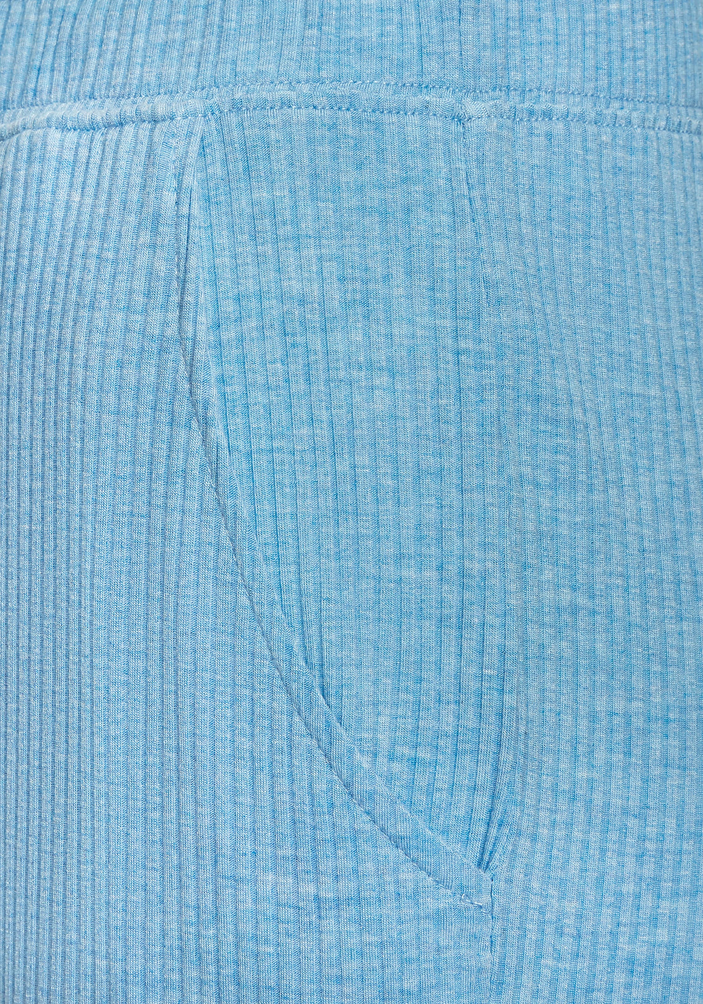 s.Oliver Pyjamahose, in elastischer 4x4 Rippware
