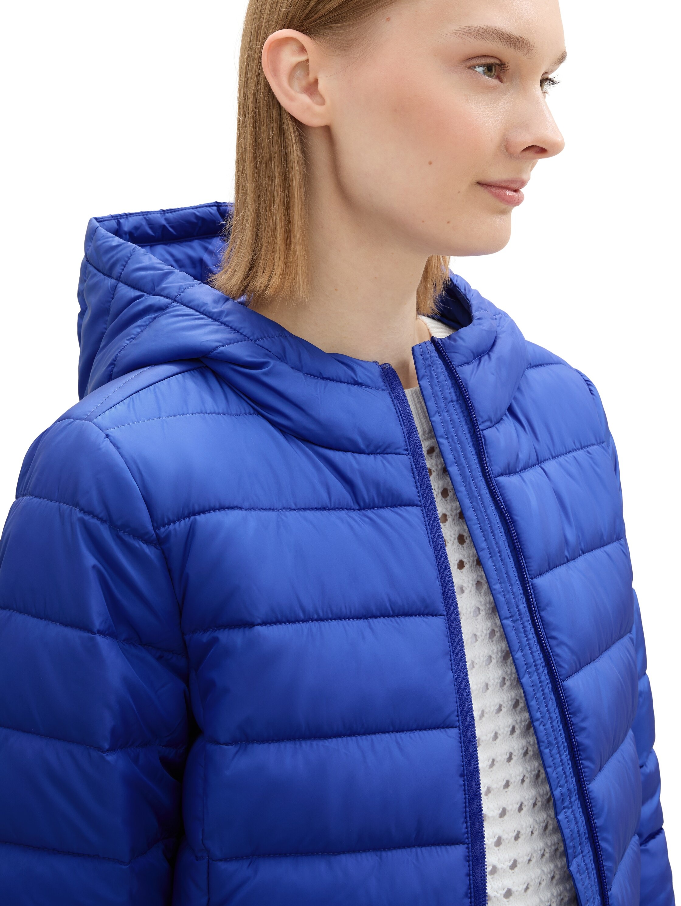 TOM TAILOR Denim Steppjacke mit Kapuze mit Kapuze