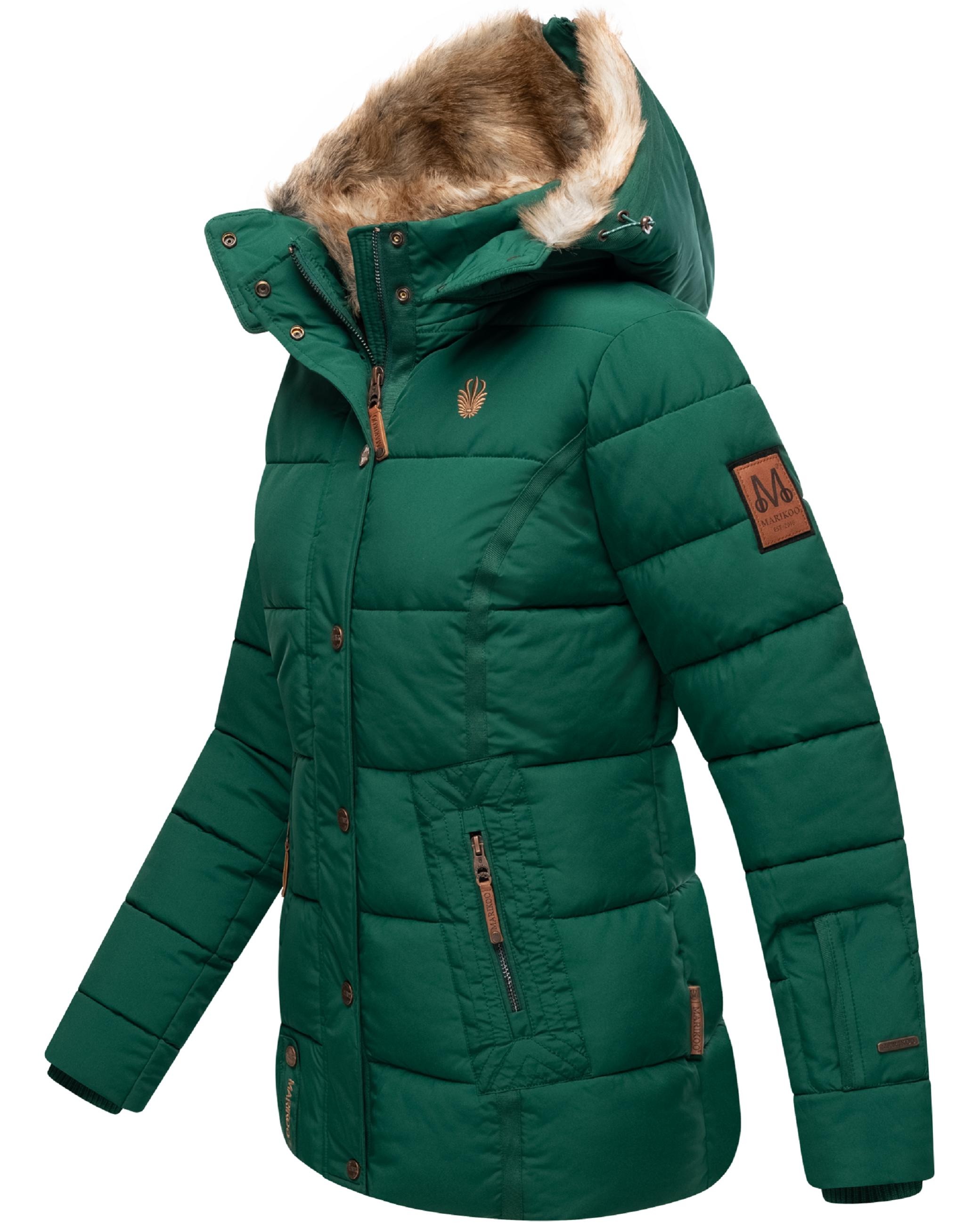 Marikoo Winterjacke »Winterjacke Nekoo«, mit Kapuze, stylische Damen Steppjacke mit großer Kapuze