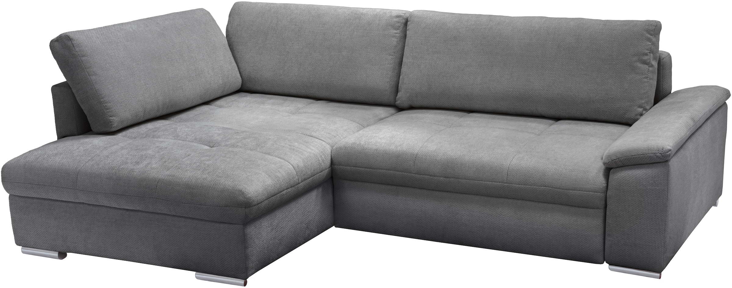 exxpo - sofa fashion Ecksofa »Casa Grande inkl. Bettfunktion, Bettkasten, bequem«, L-Form, guter Sitzkomfort, grioße Liegefläche