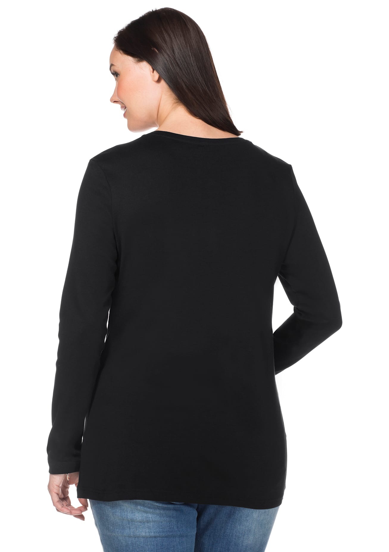 Sheego Langarmshirt »Langarmshirt«, (1 tlg.)