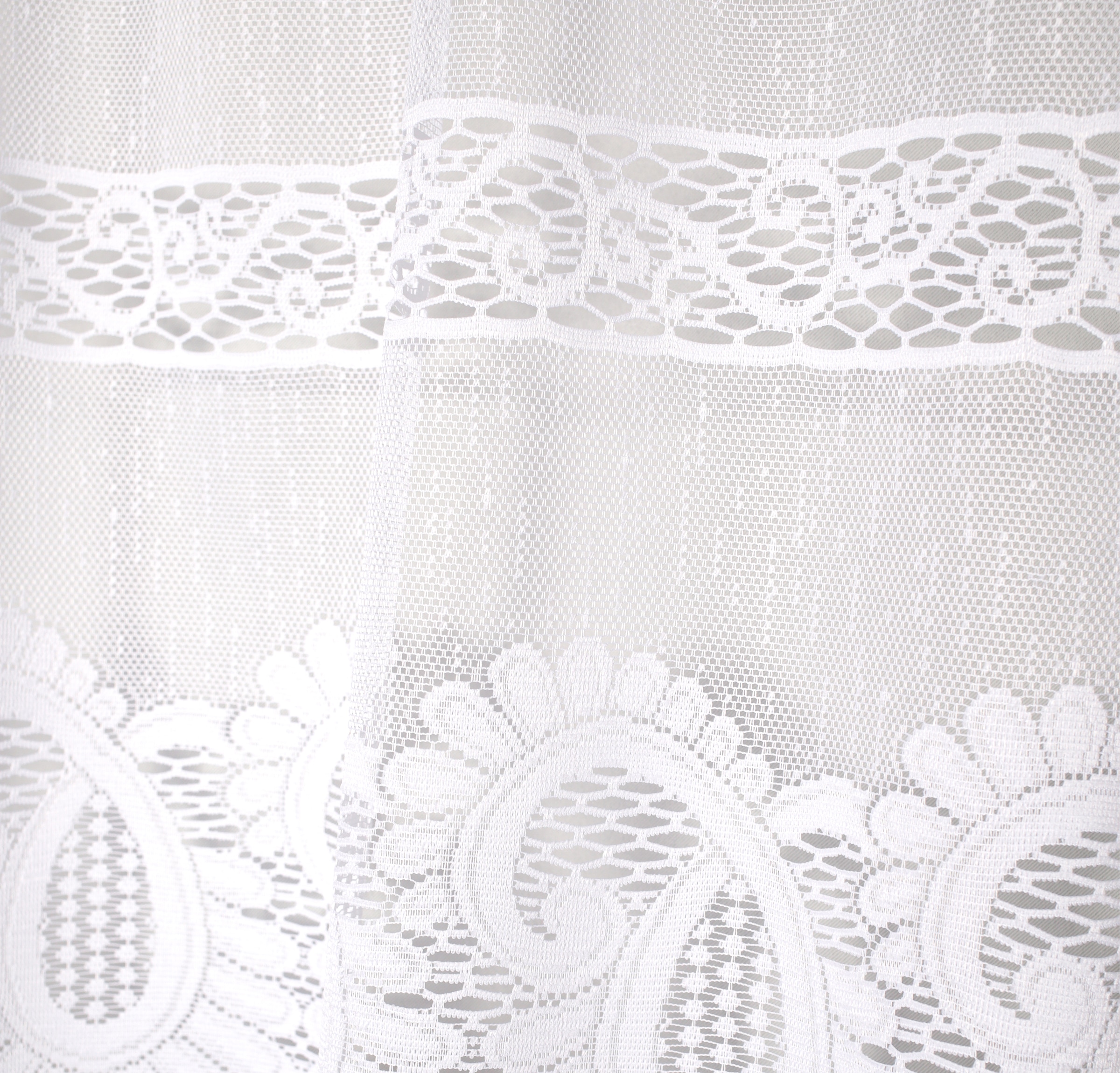 HOME WOHNIDEEN Gardine »LEONORA« Durchzuglöcher 1 Stk. tlg. Kurzstore Jacquard