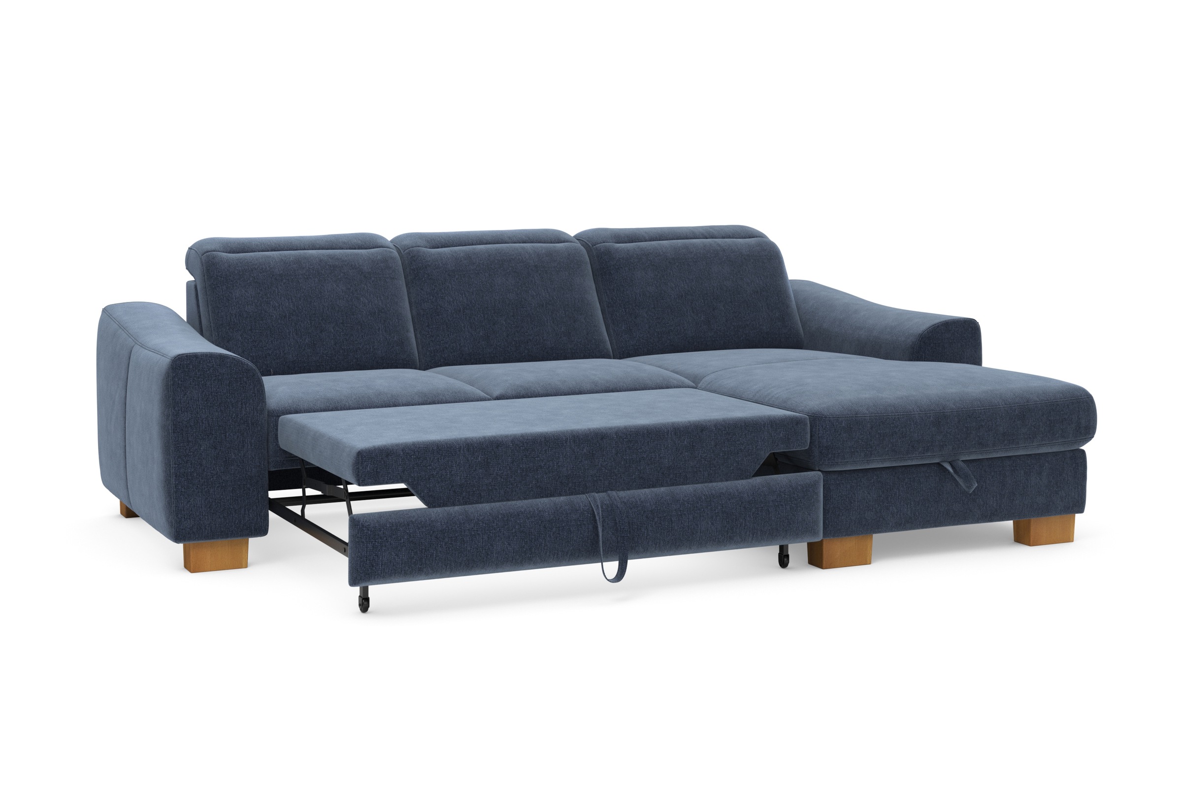 Home affaire Ecksofa »Dundee L-Form« wahlweise mit Kopfteilverstellung und zusätzlich mit Bettfunktion