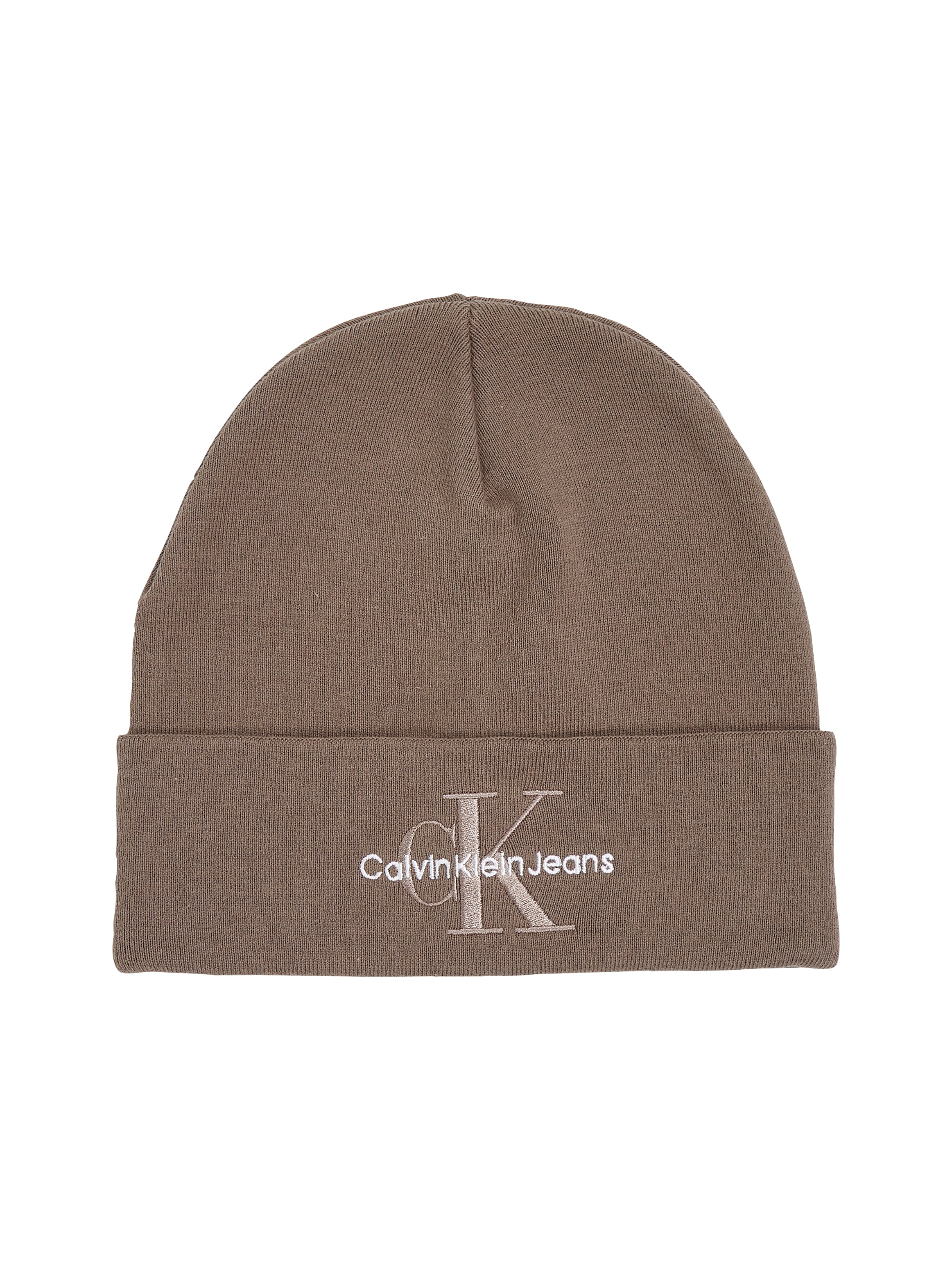 Calvin Klein Jeans Beanie »MONO LOGO EMBRO BEANIE«, mit Logostickerei