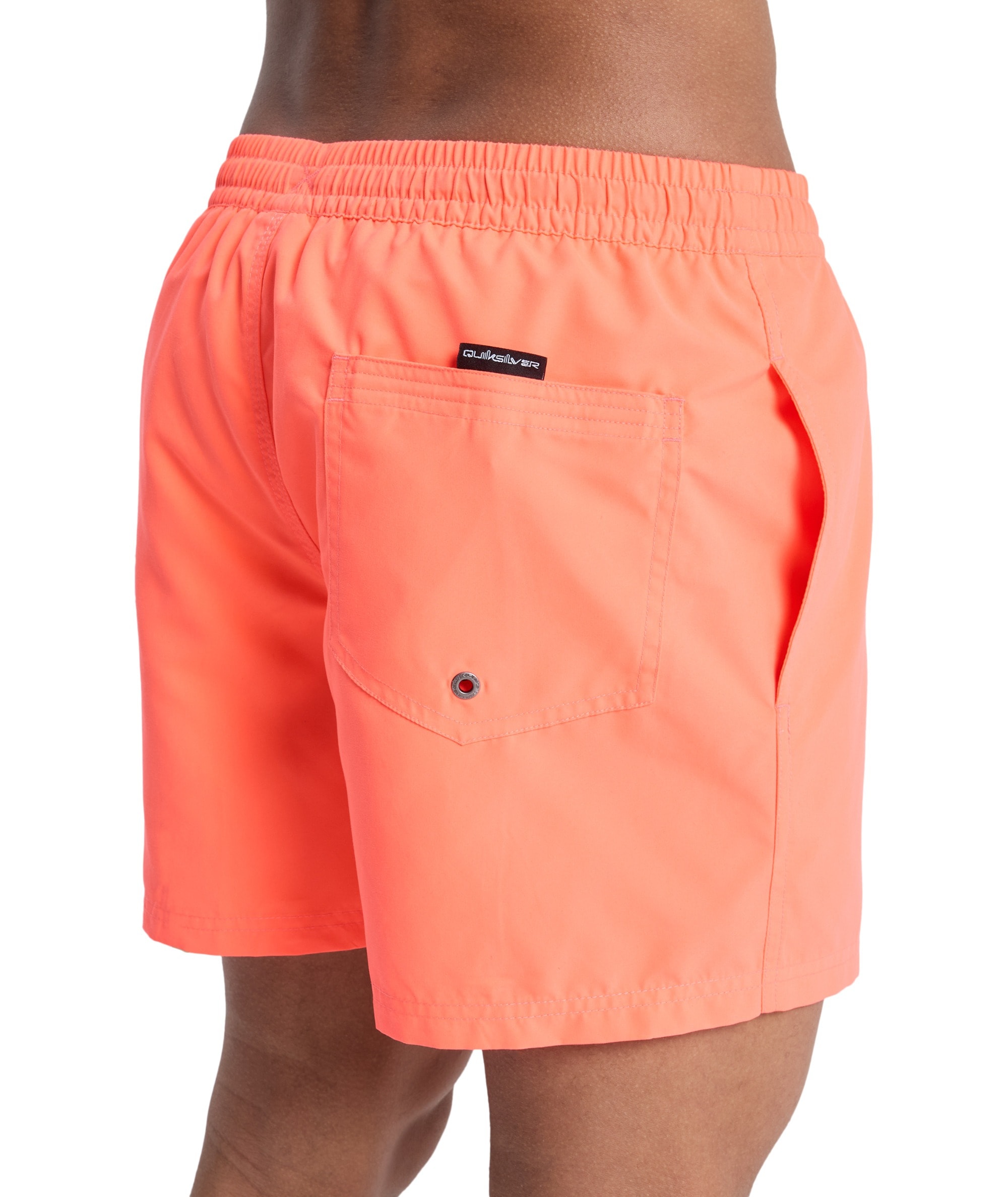 Quiksilver Badeshorts »EVERYDAY VOLLEY 15« unifarbene Optik, mit kontrastfarbenen Details, Straight-Leg-Passform