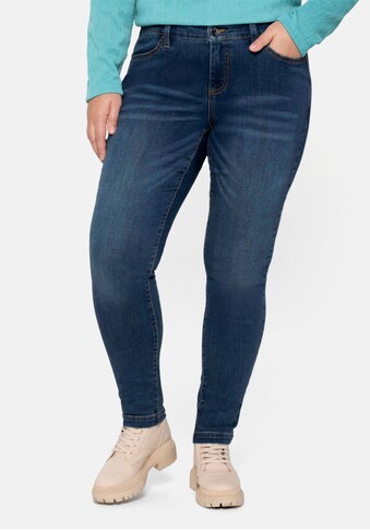 Sheego Stretch-Jeans, superelastisch, mit Low-Waist-Bund kaufen