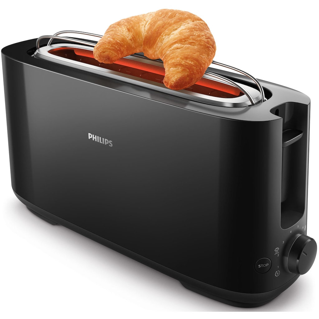 Philips Toaster »HD2590/90«, 1 langer Schlitz, für 2 Scheiben, 950 W