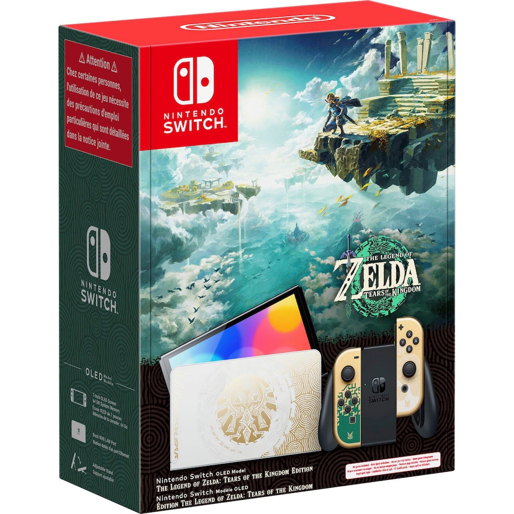 Nintendo Switch Konsolen-Set »OLED The Legend of Zelda TotK Edition + Tears of the Kingdom«