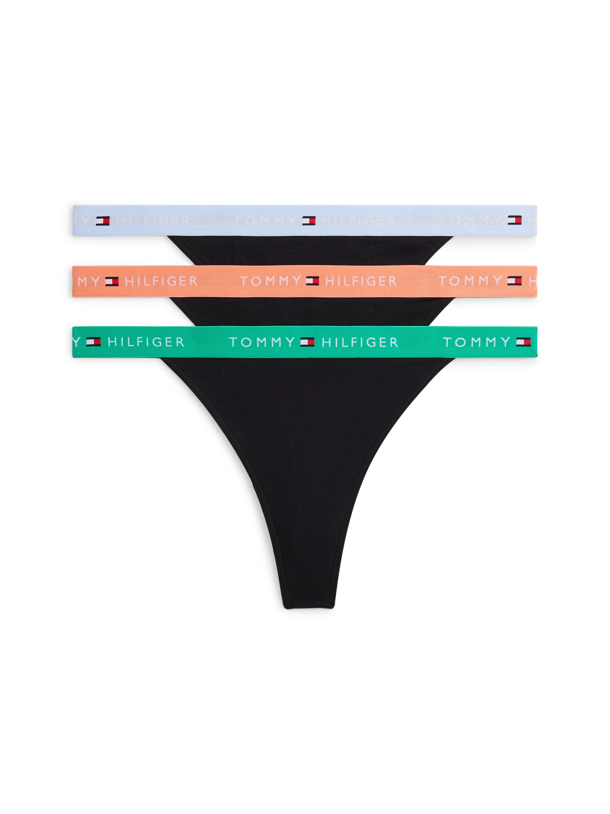 Tommy Hilfiger Underwear Tanga 3 Stk. Körpernahe Passform mit elastischem Bund