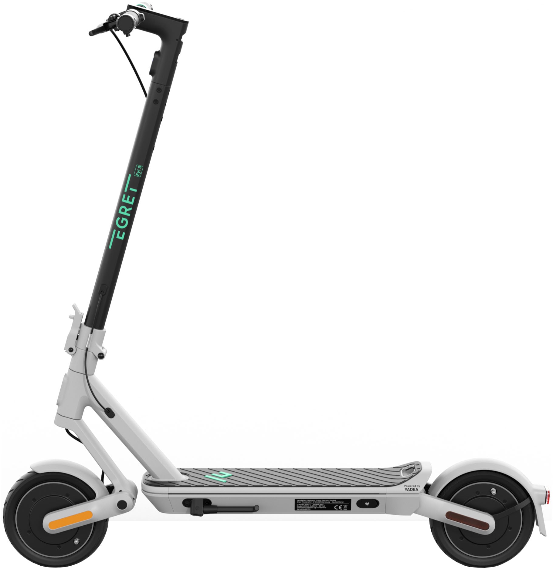 Egret E-Scooter »Egret Ey! 3«, Electric Scooter, mit Straßenzulassung, bis zu 30 km Reichweite